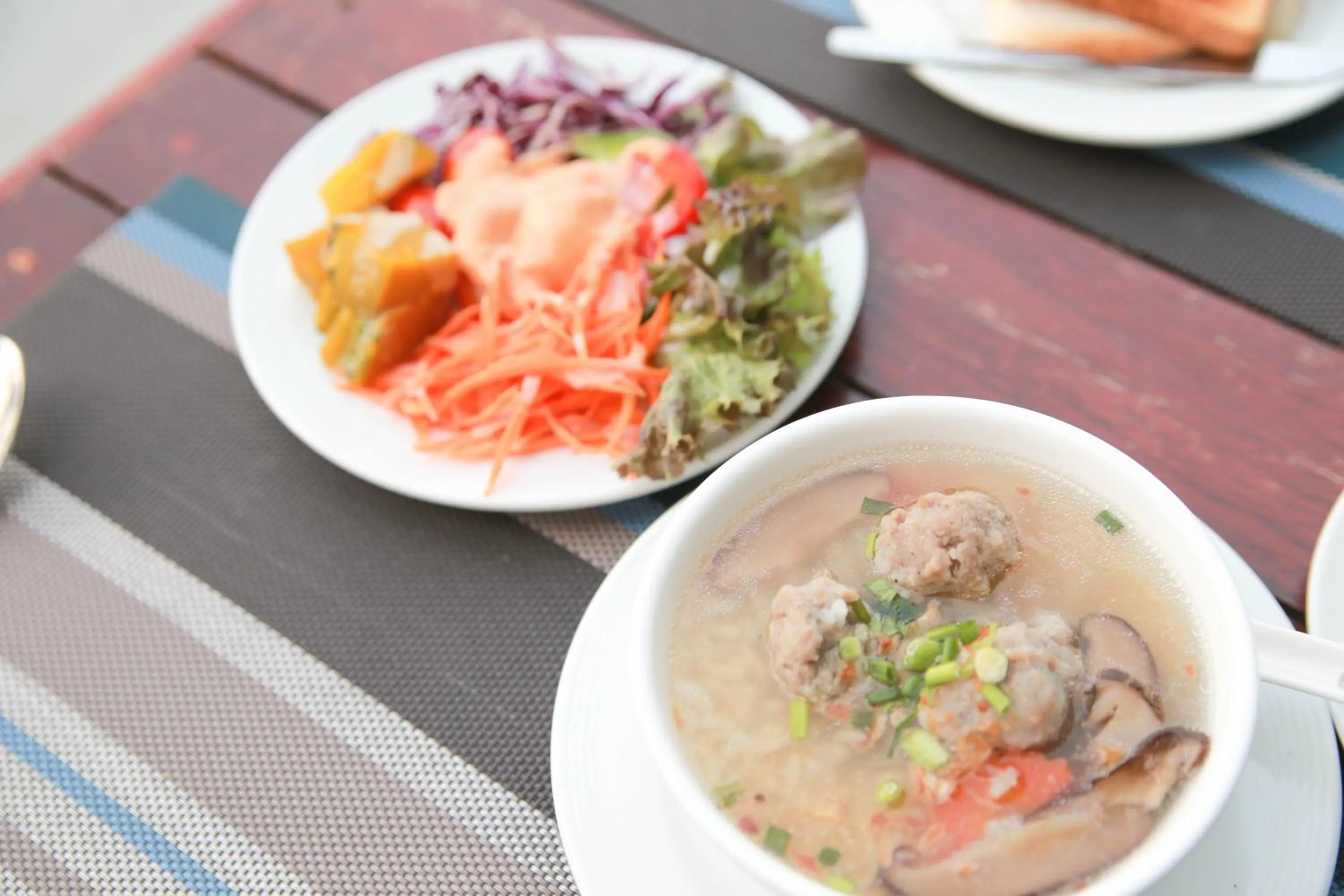 Breakfast in River Kwai View Hotel Kanchanaburi