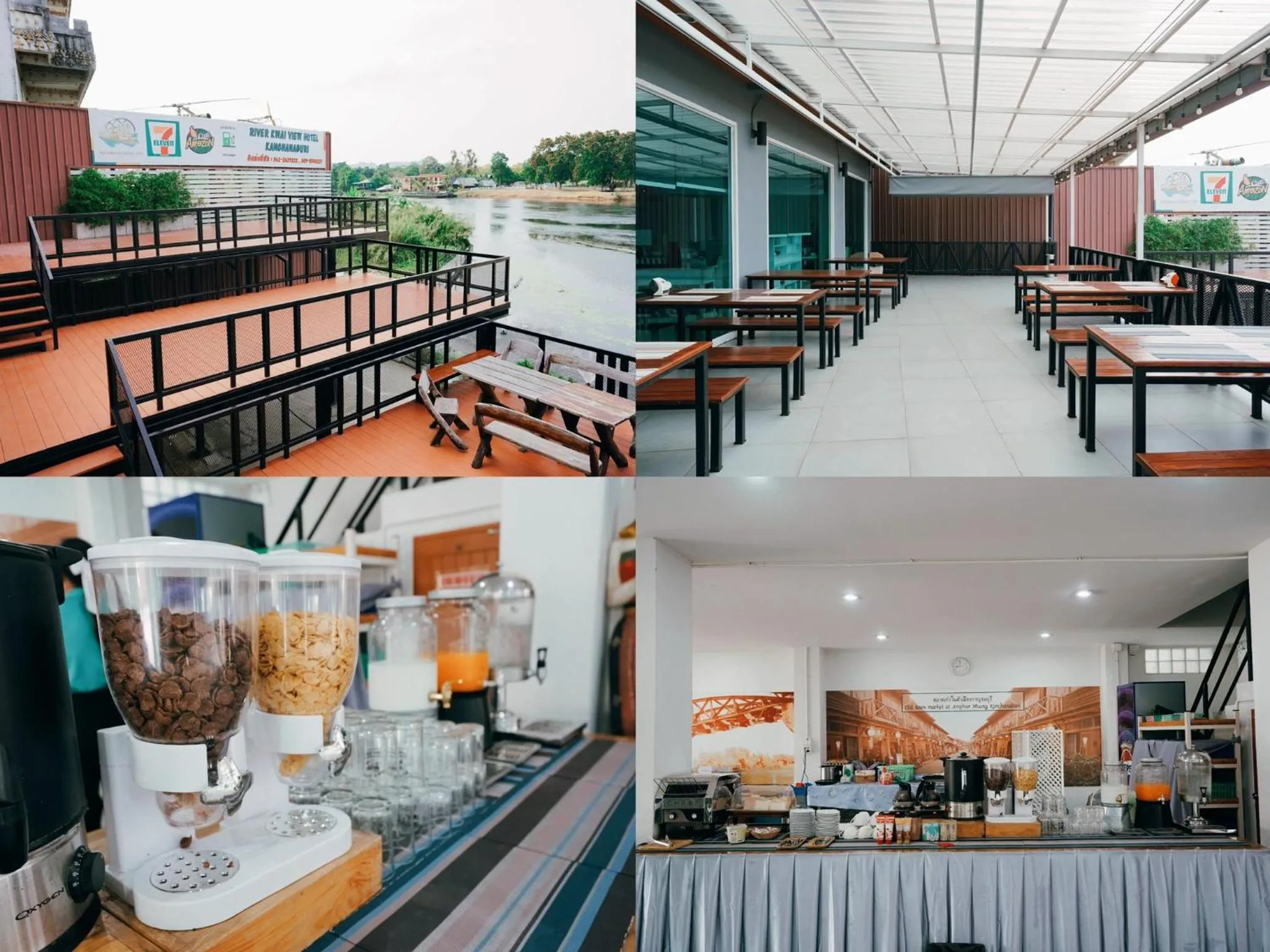 Restaurant/places to eat in River Kwai View Hotel Kanchanaburi