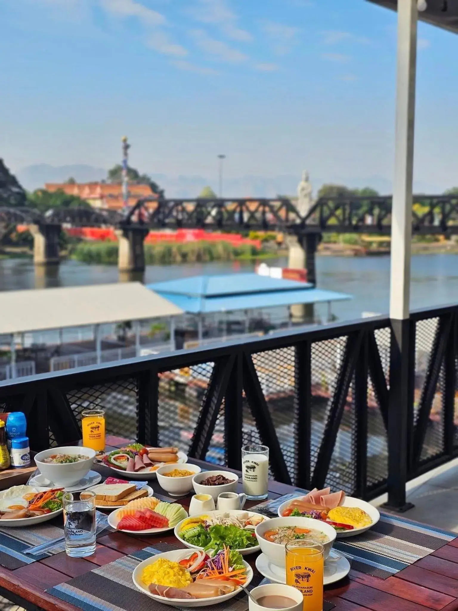 Food and drinks in River Kwai View Hotel Kanchanaburi Food and drinks in River Kwai View Hotel Kanchanaburi