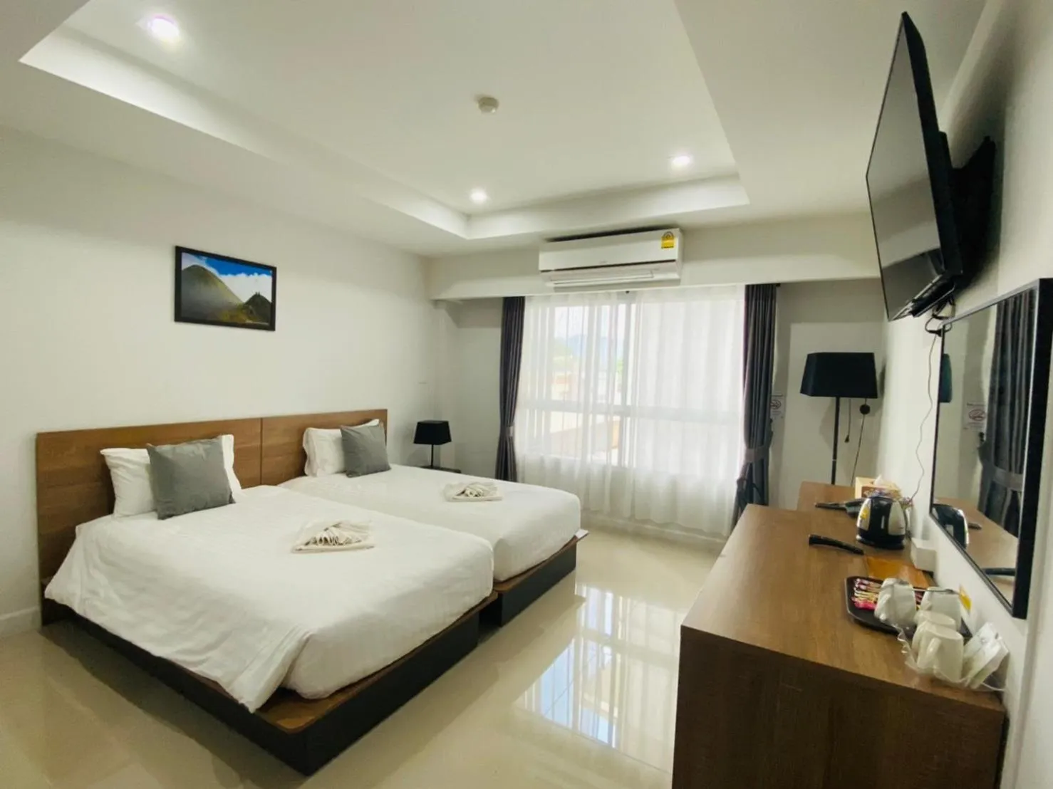 City view, Bed in River Kwai View Hotel Kanchanaburi