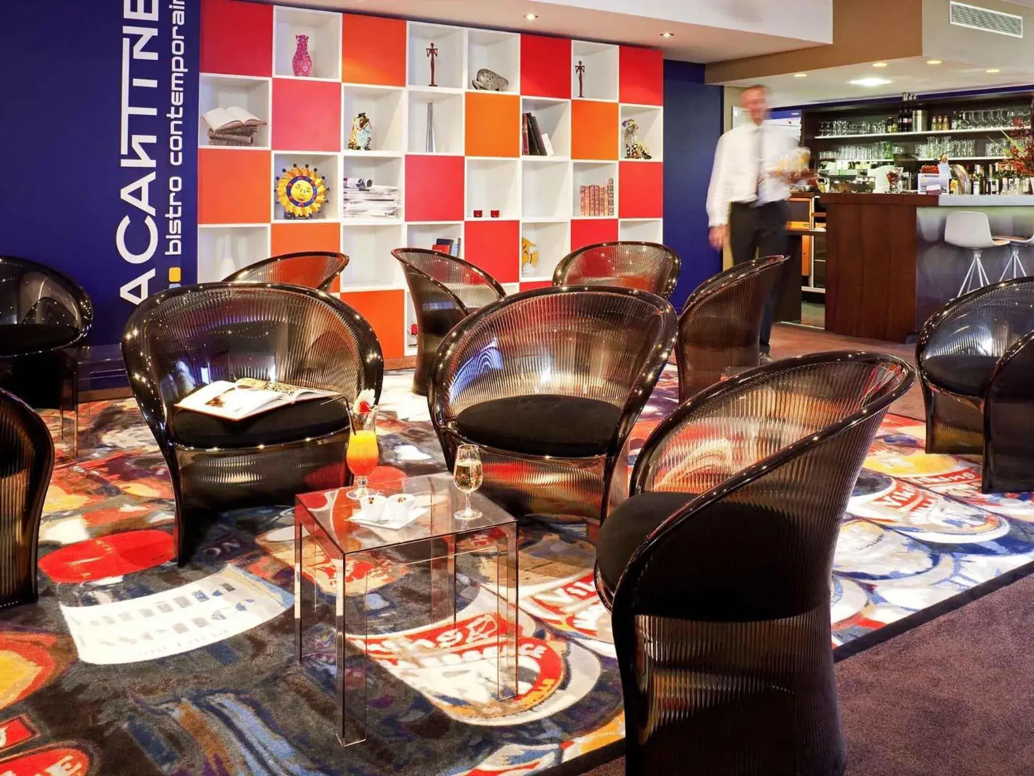 Lounge or bar in ibis Styles Lorient Caudan Lounge or bar in ibis Styles Lorient Caudan