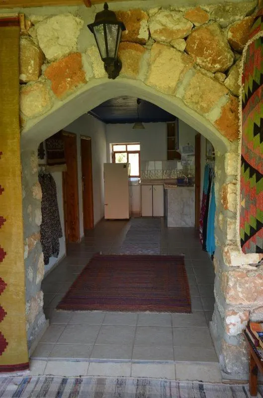 Kitchen or kitchenette in Likya Pansiyon