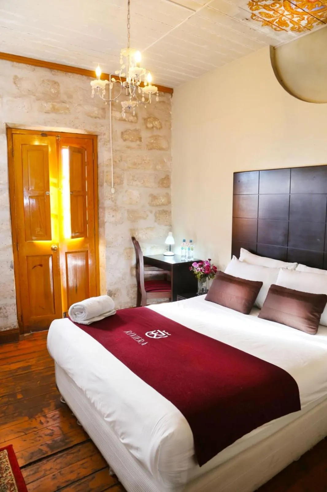 Bed in Hoteles Riviera Colonial