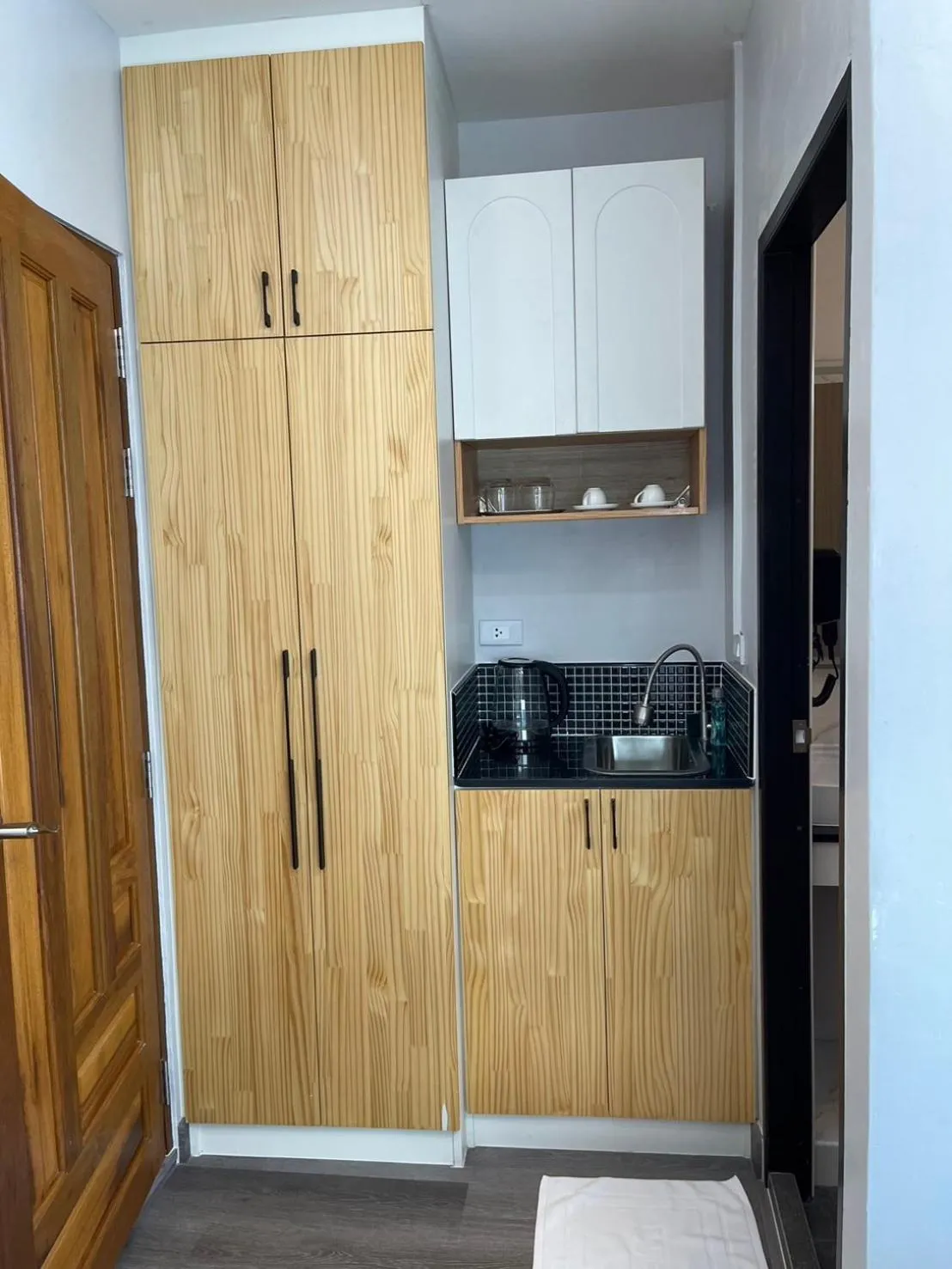 Kitchen or kitchenette in Acozyposhtel