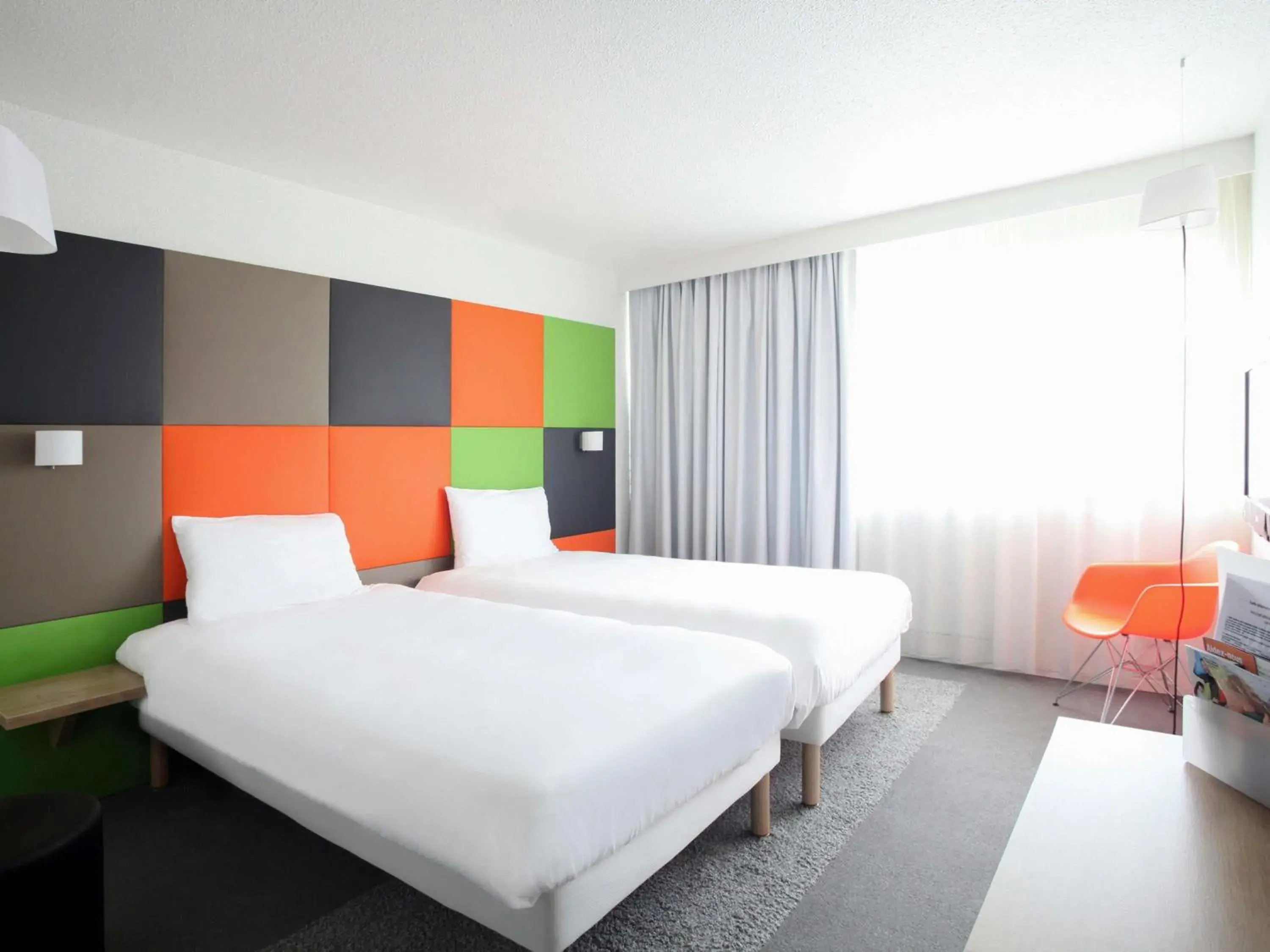 Bedroom, Bed in ibis Styles Nancy Sud Bedroom, Bed in ibis Styles Nancy Sud