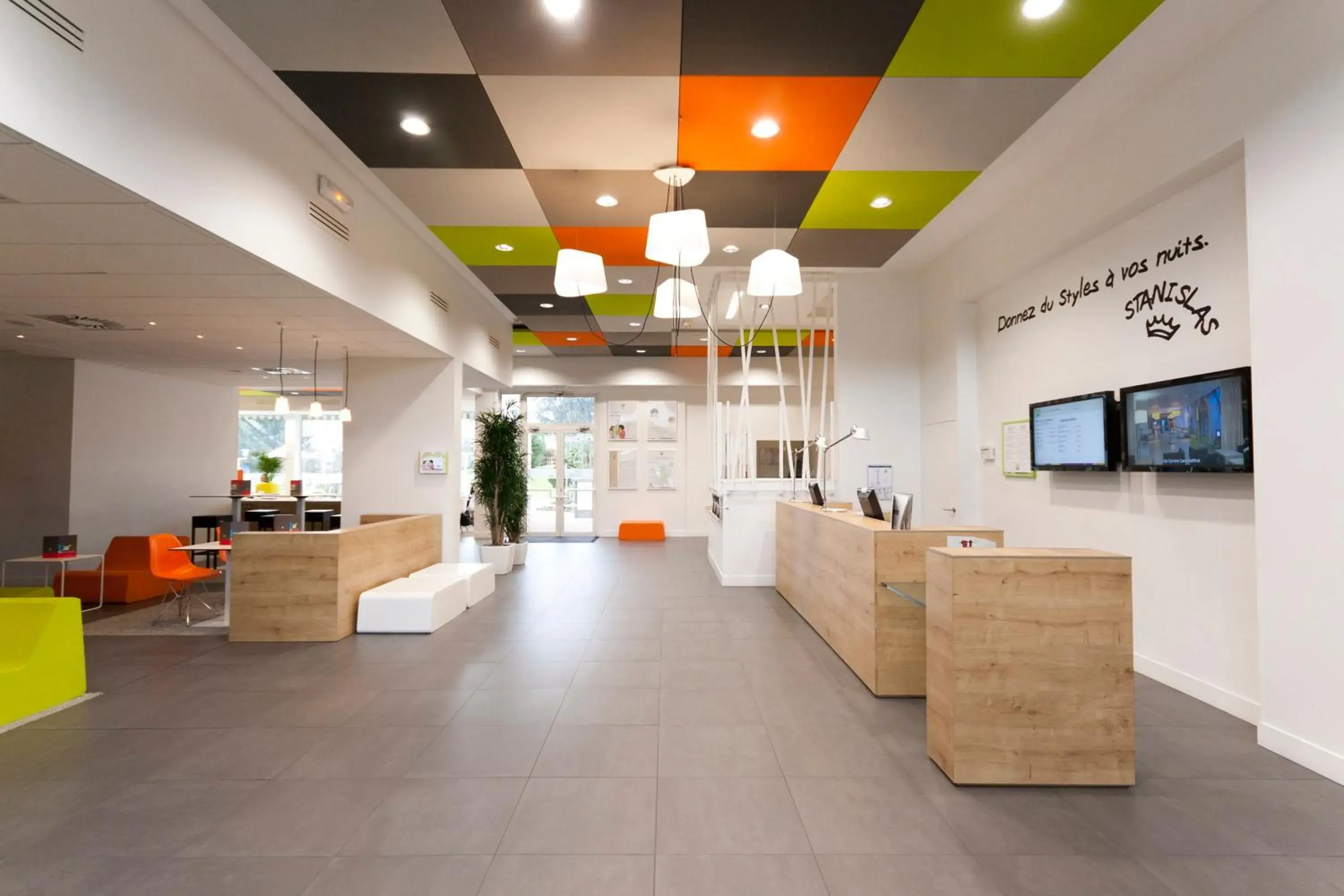 Lobby or reception in ibis Styles Nancy Sud Lobby or reception in ibis Styles Nancy Sud