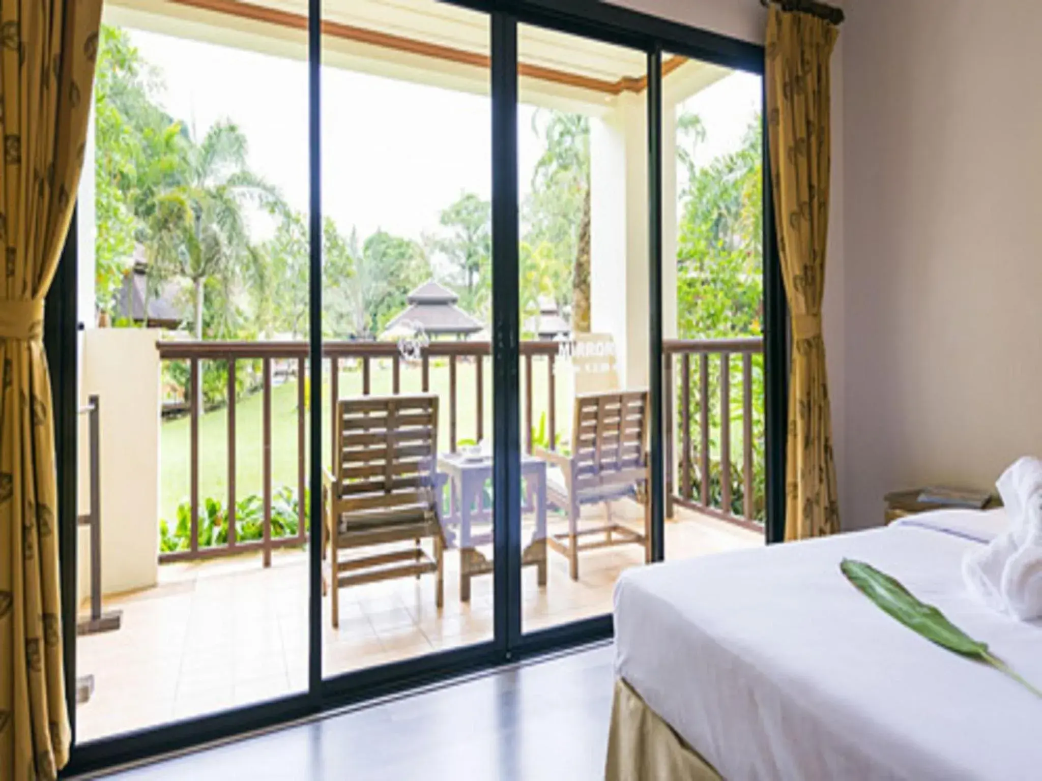 Balcony/Terrace, Bed in The Leaf on The Sands by Katathani - SHA Extra Plus Balcony/Terrace, Bed in The Leaf on The Sands by Katathani - SHA Extra Plus