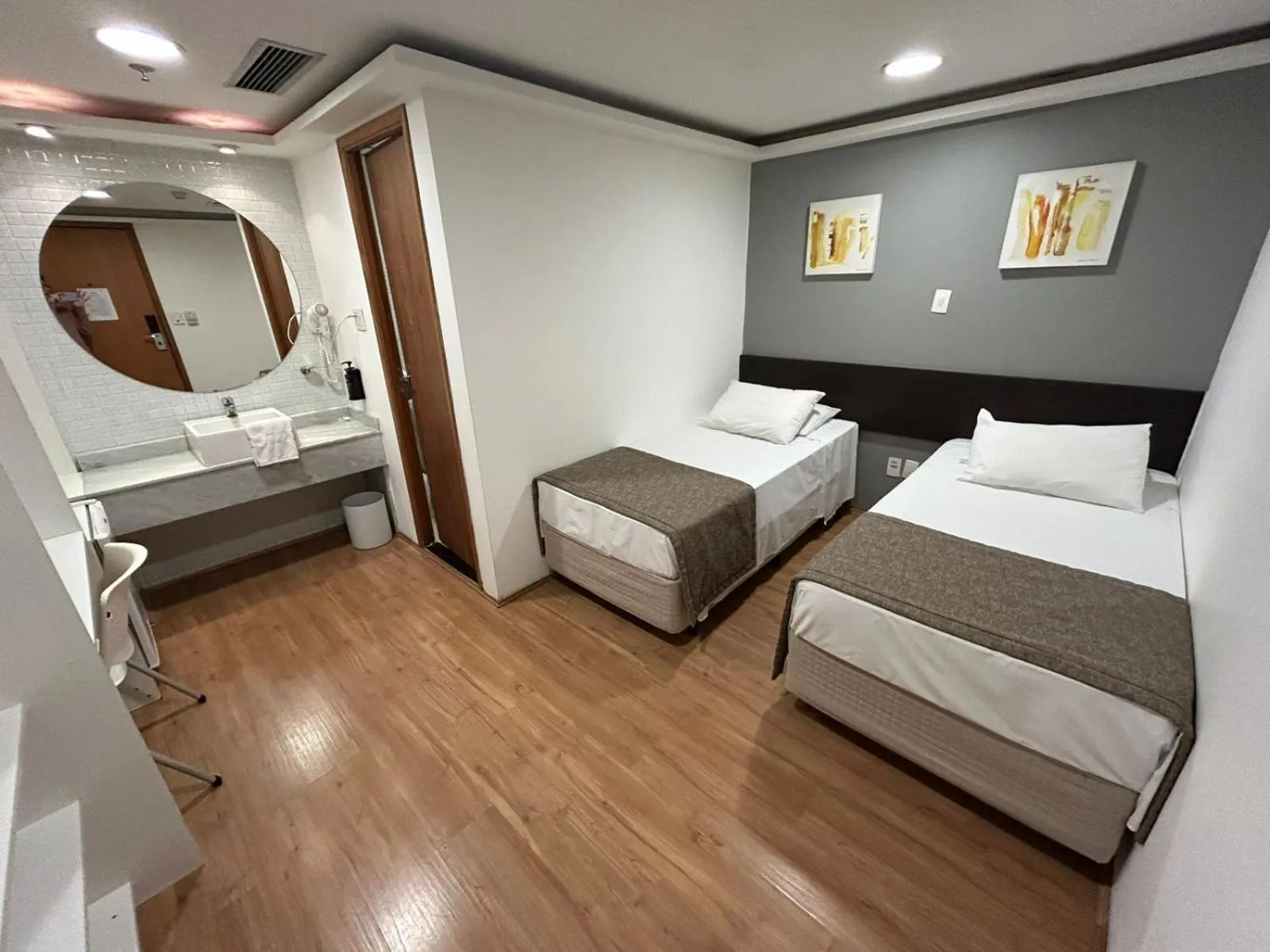 Bed in Hotel Mega Polo