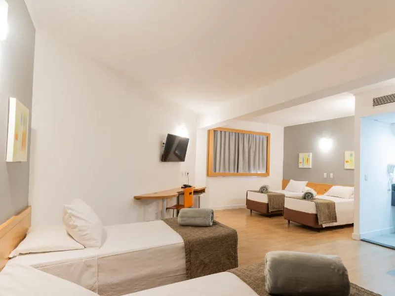 Bed in Hotel Mega Polo