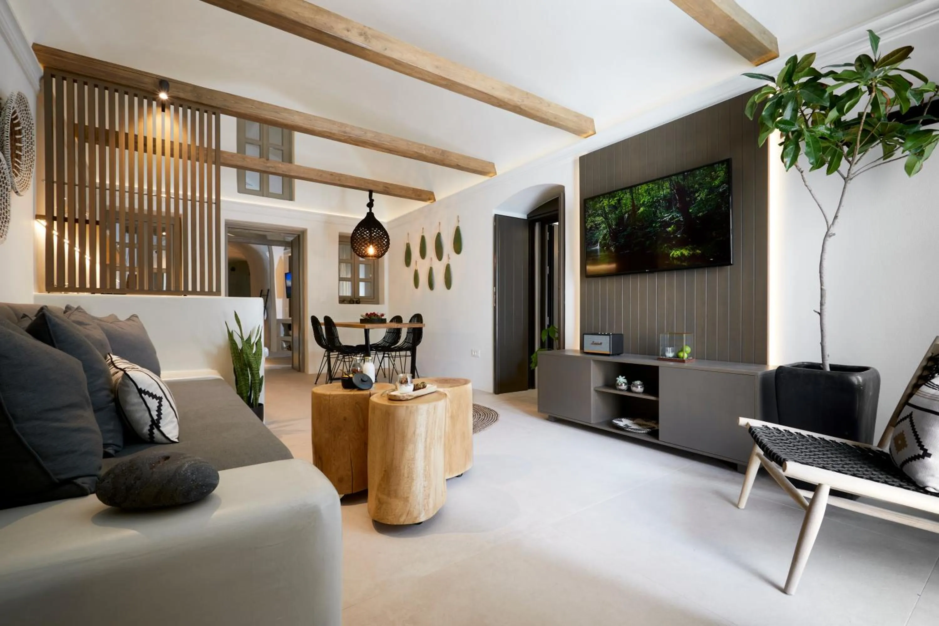 Living room in Floria Suites