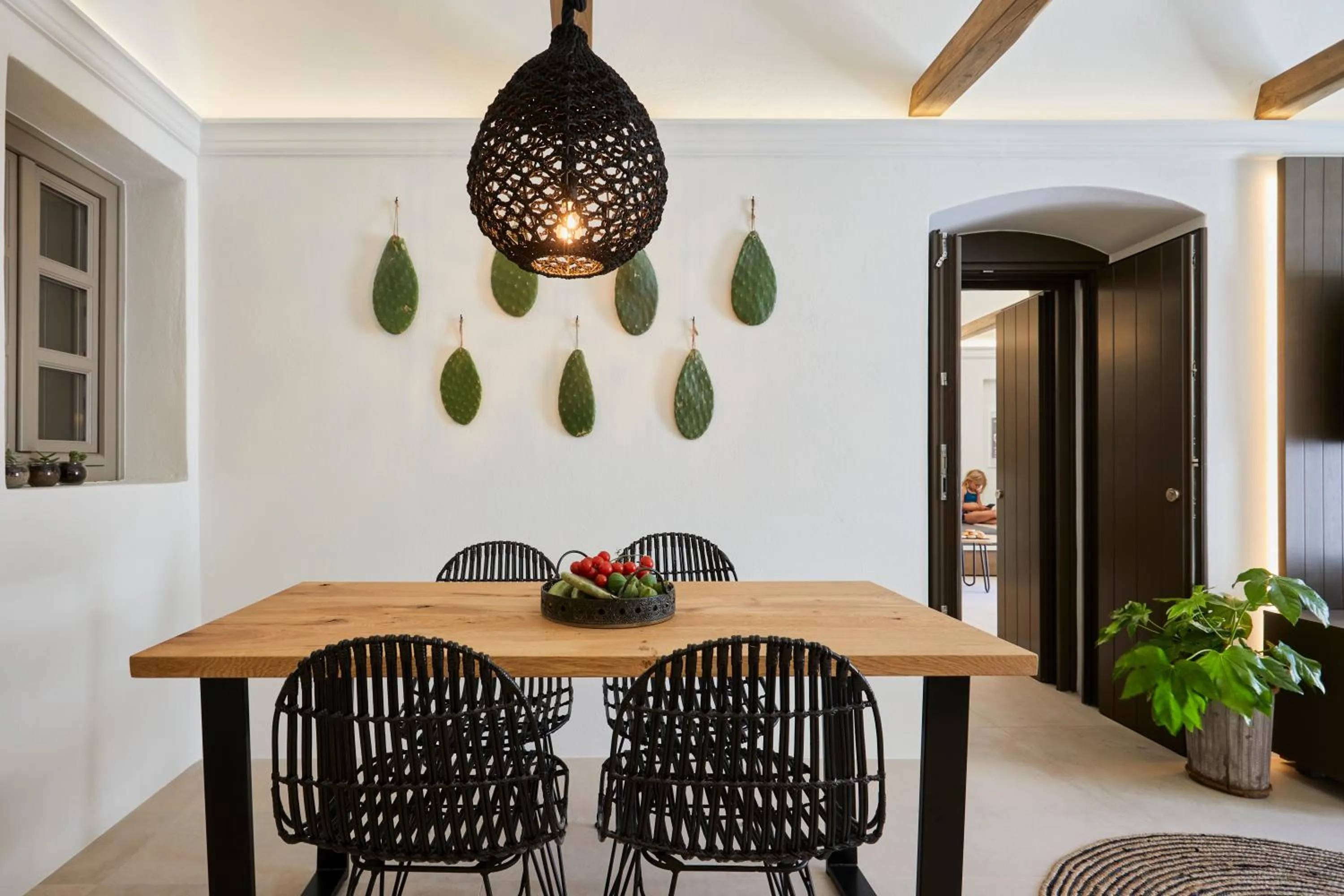 Dining area in Floria Suites