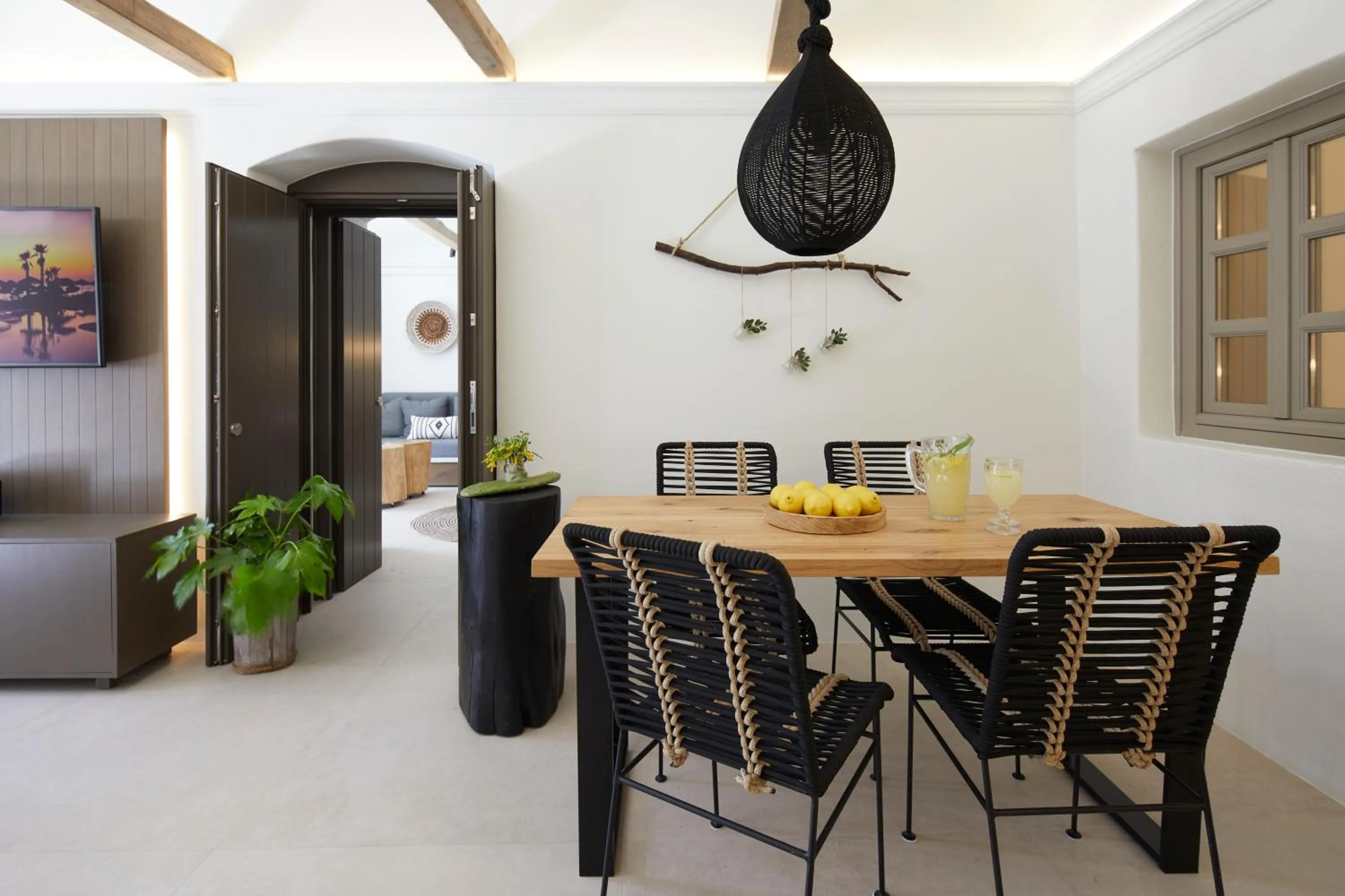 Dining area in Floria Suites