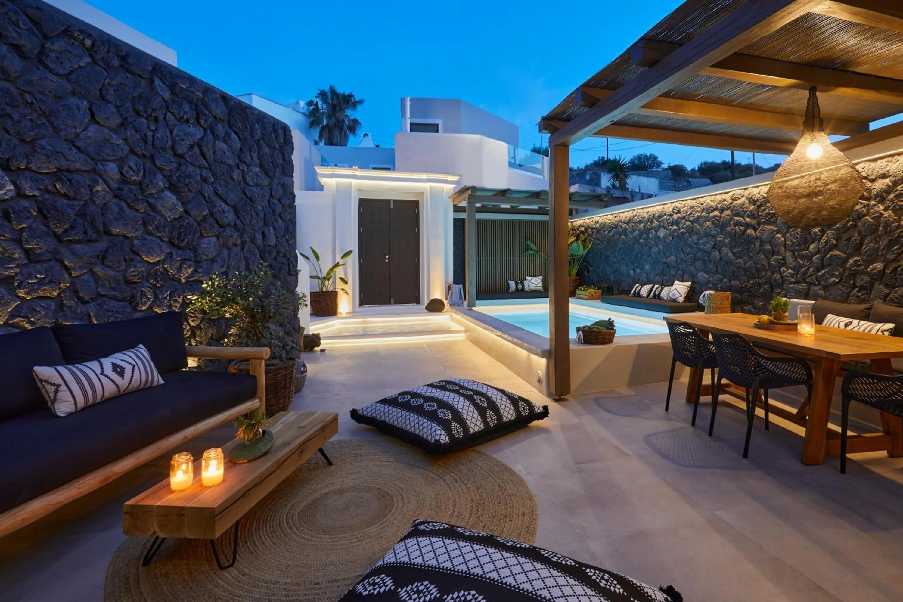 Patio in Floria Suites