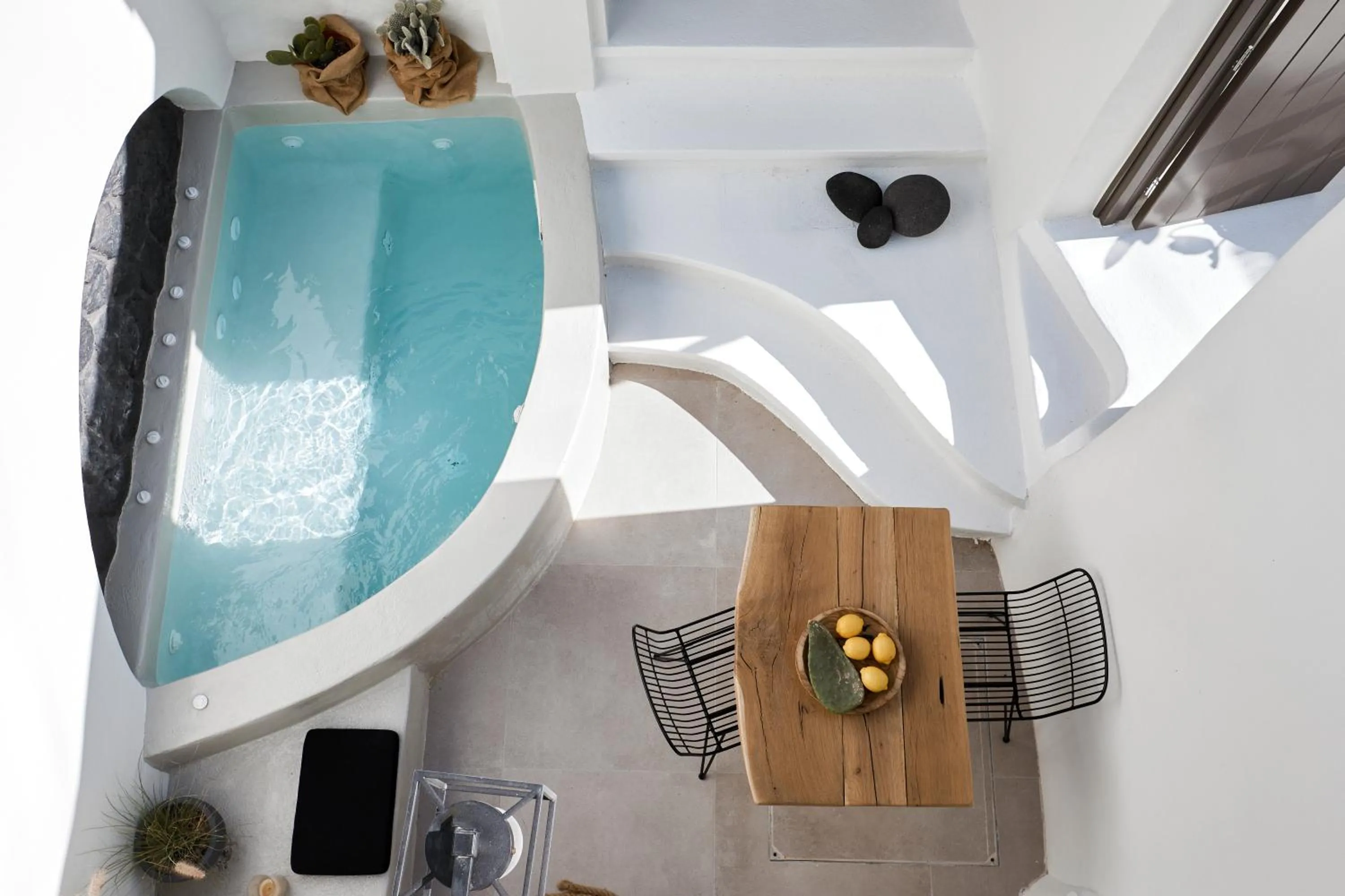 Patio in Floria Suites