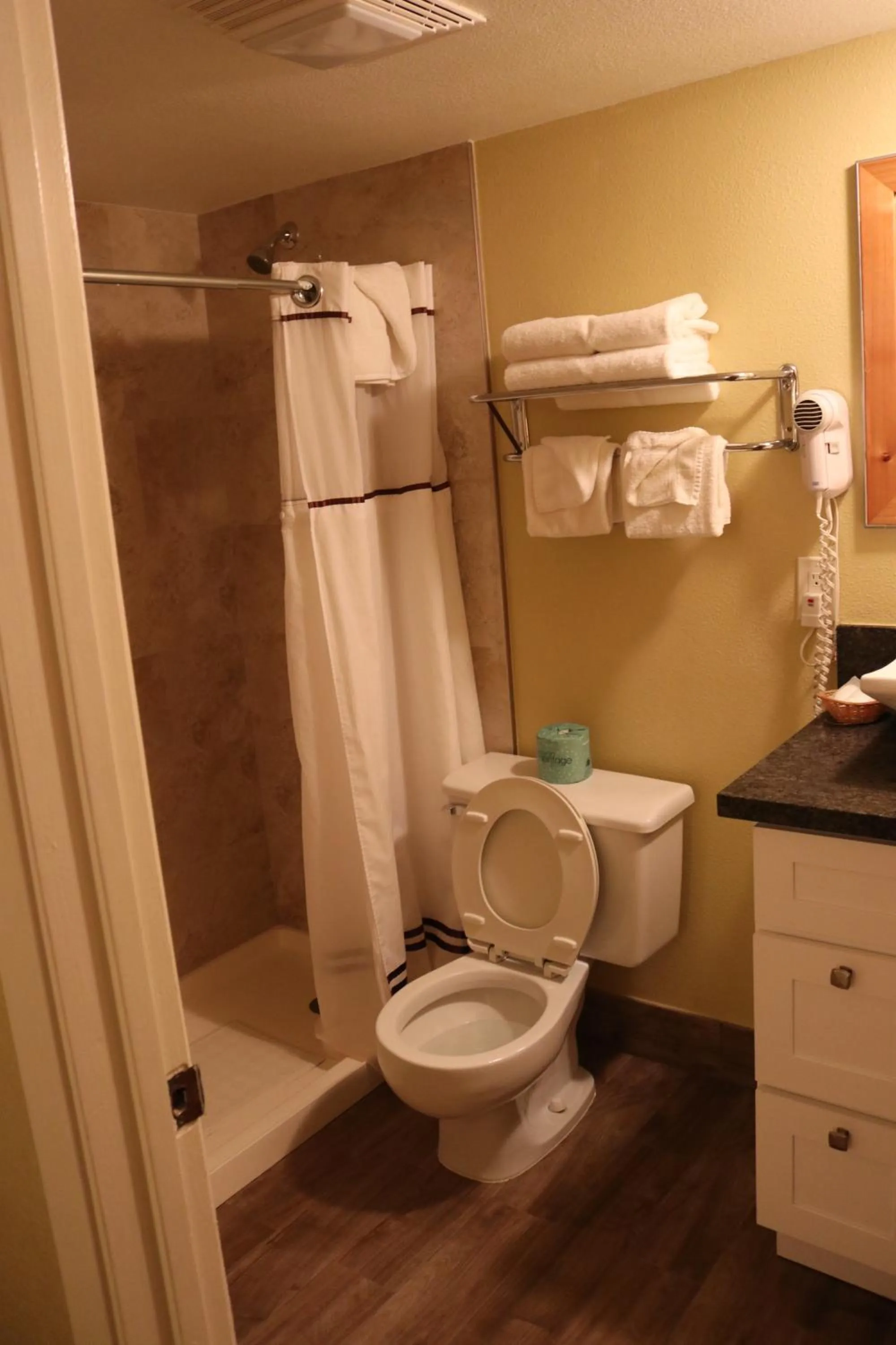 Shower in Lake View Lodge