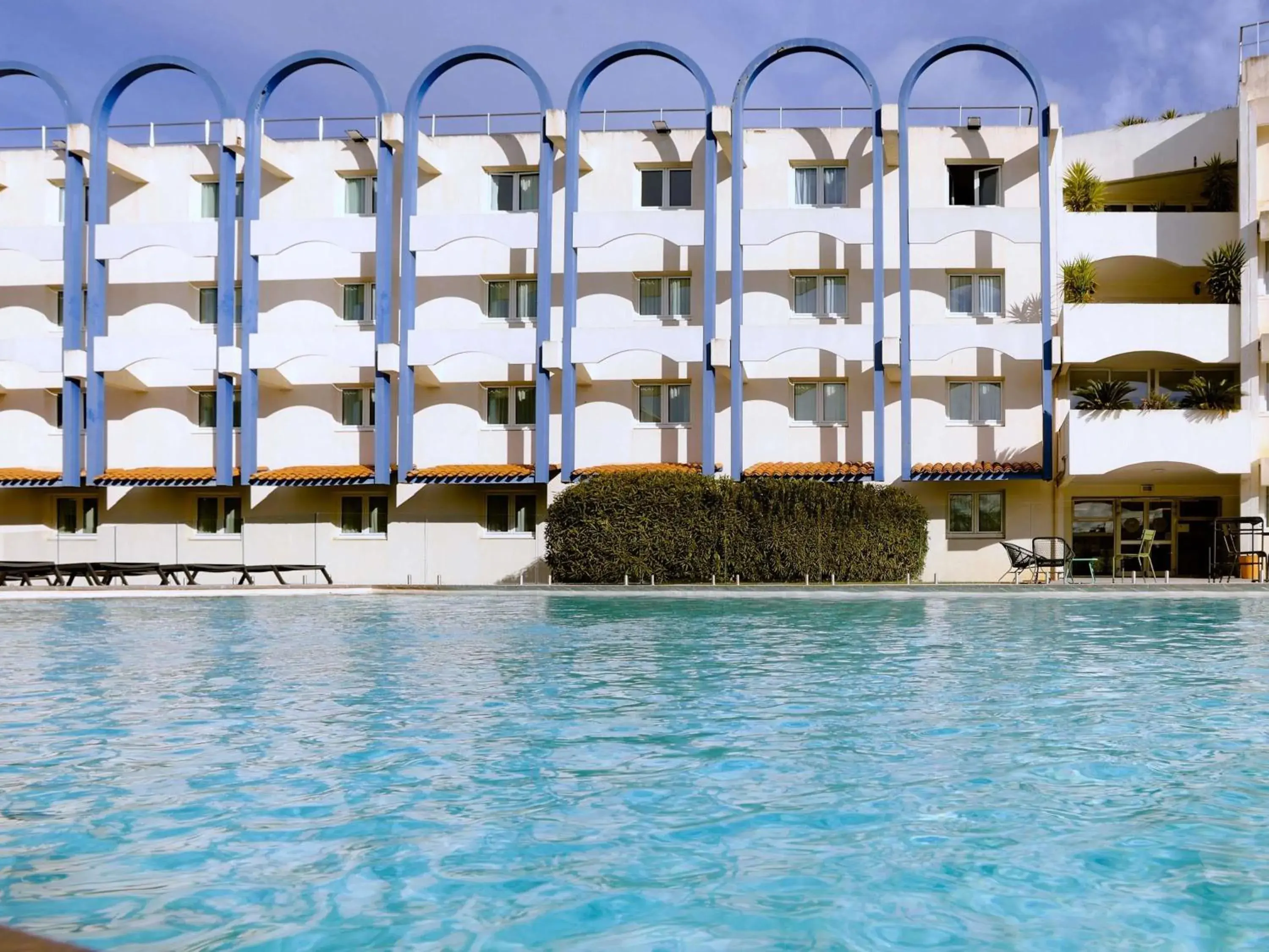 Pool view in Novotel Montpellier Pool view in Novotel Montpellier