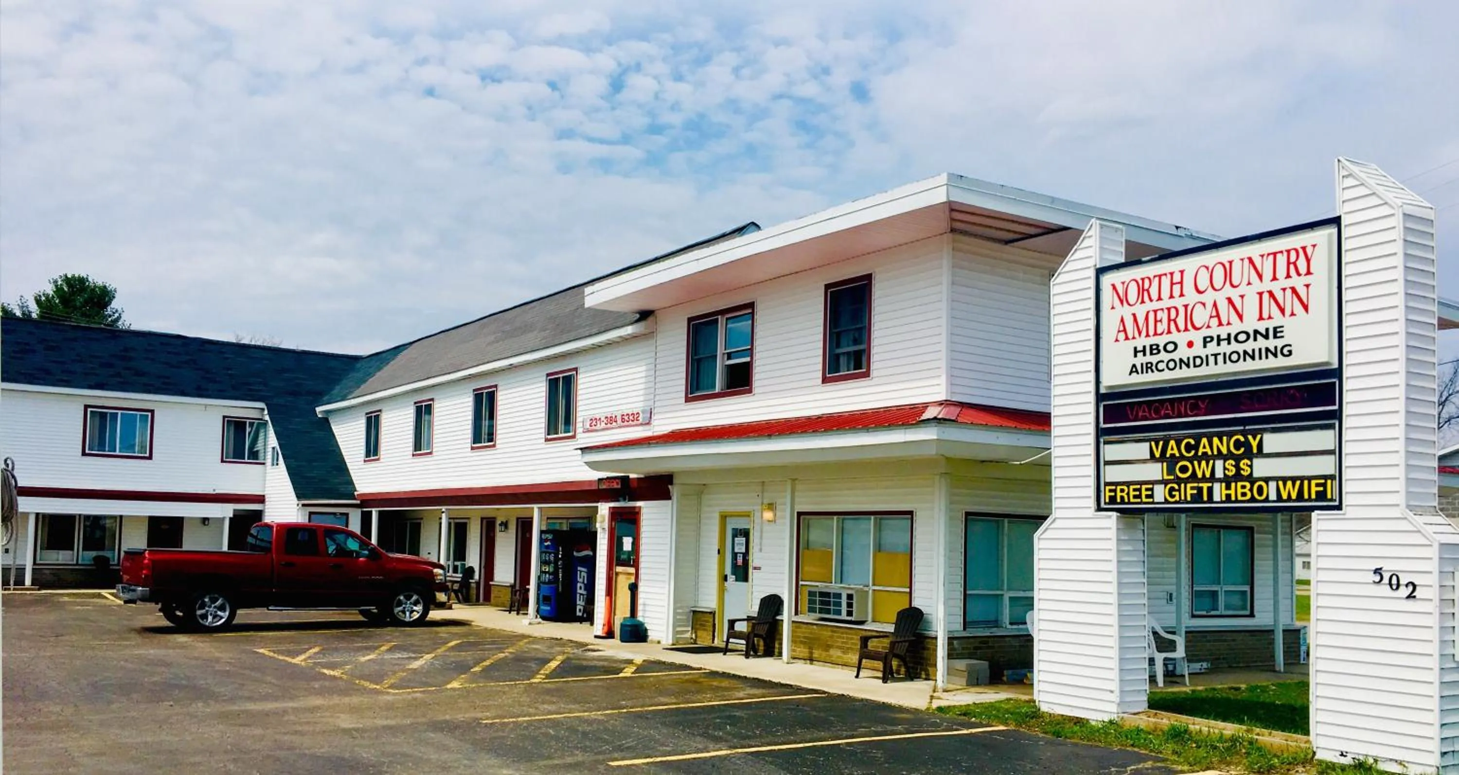 Property building in North Country American Inn