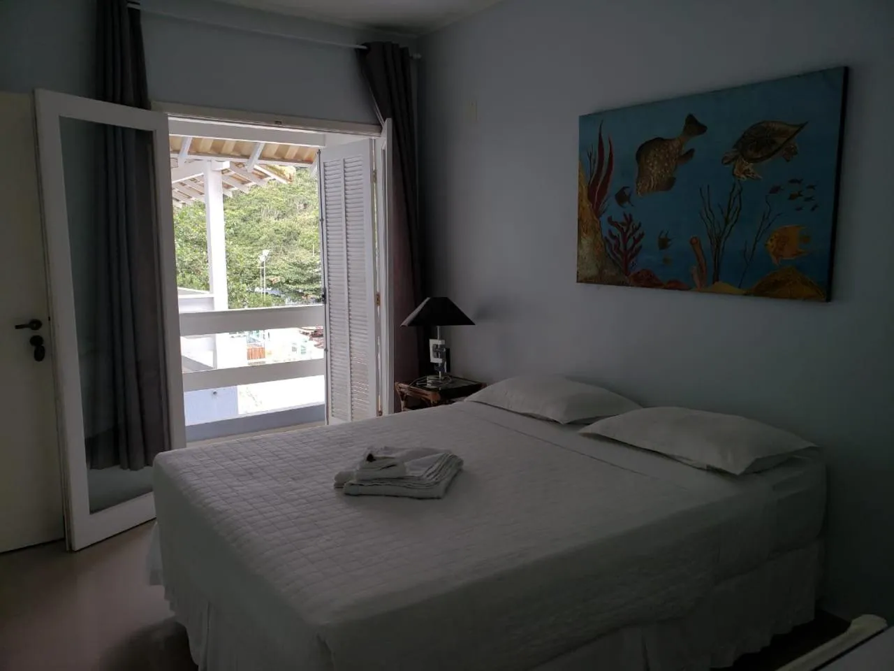 Bed in Pousada Casa da Praia