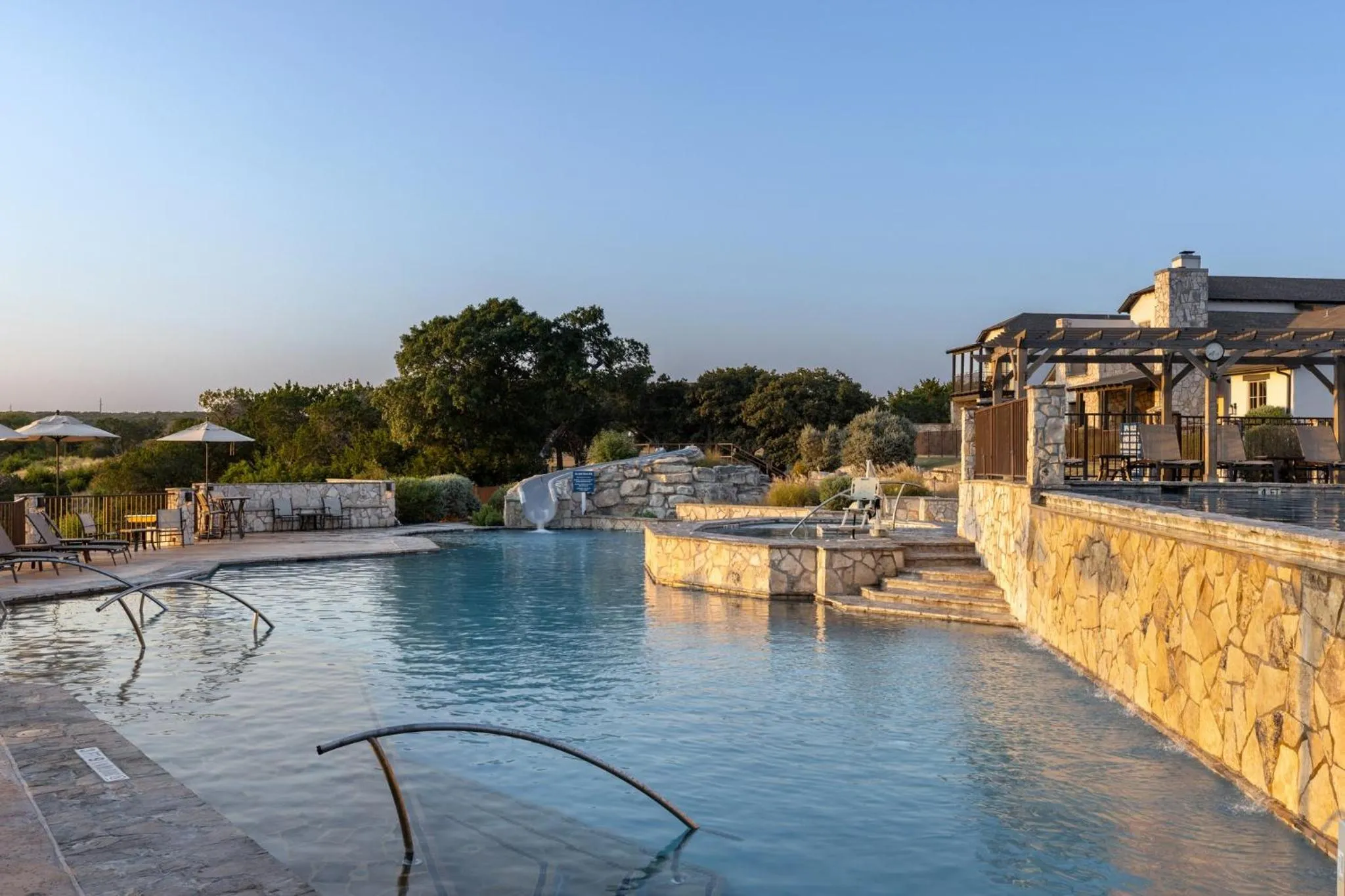 Swimming pool in WorldMark Hunt – Stablewood Springs Resort