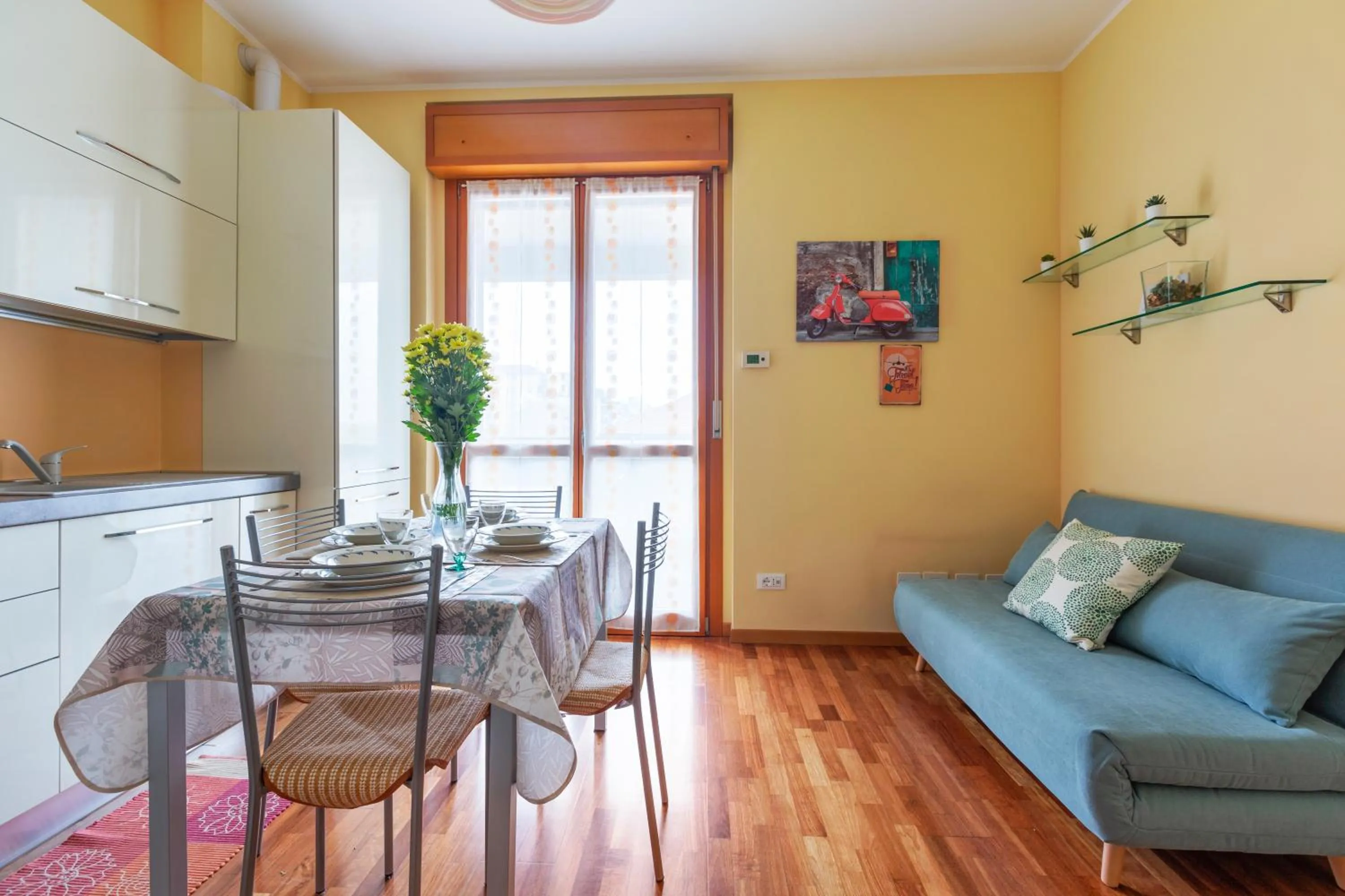 Living room in Savona District Terrace Flat