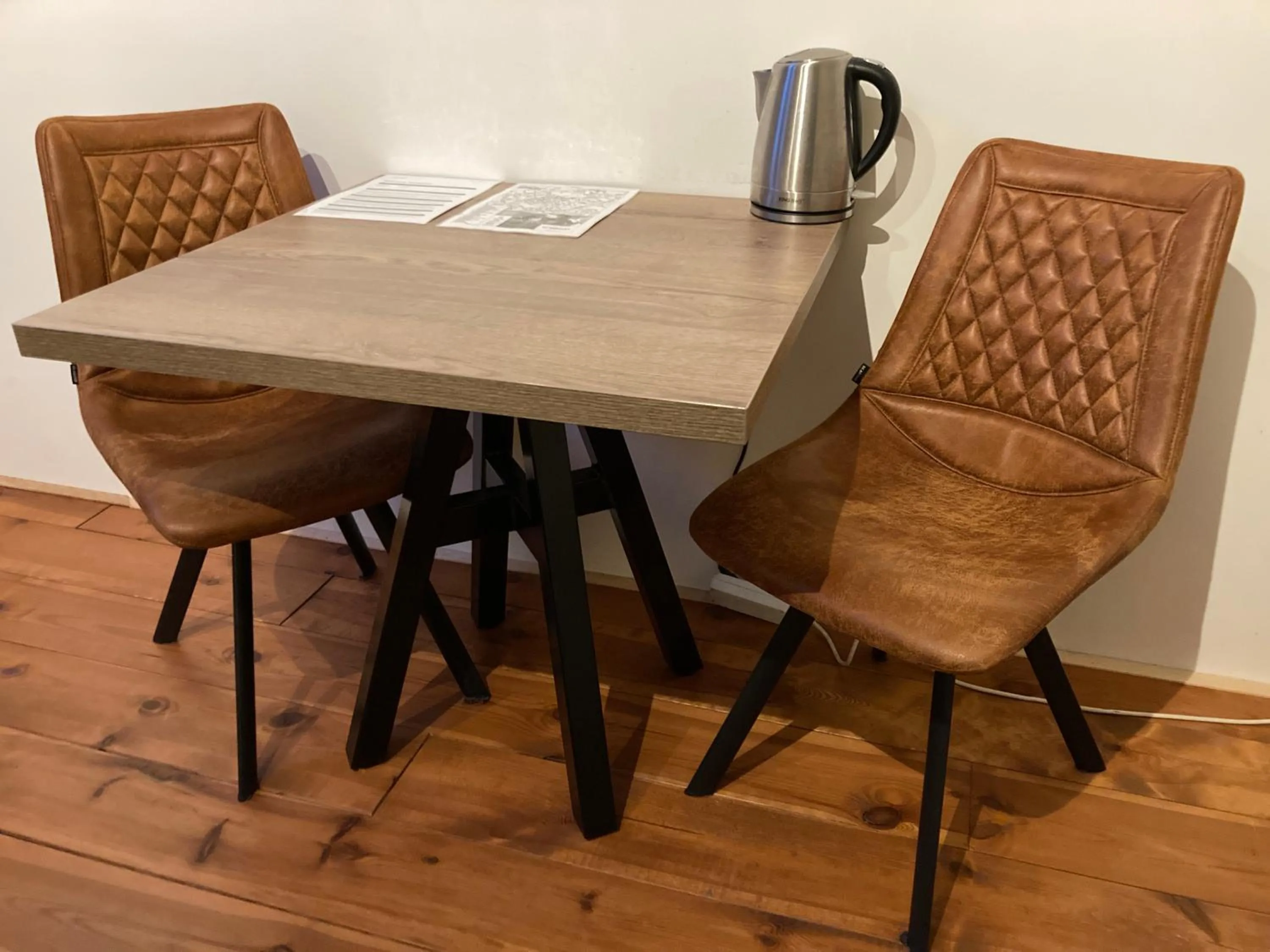 Seating area in B&B de Bievangh