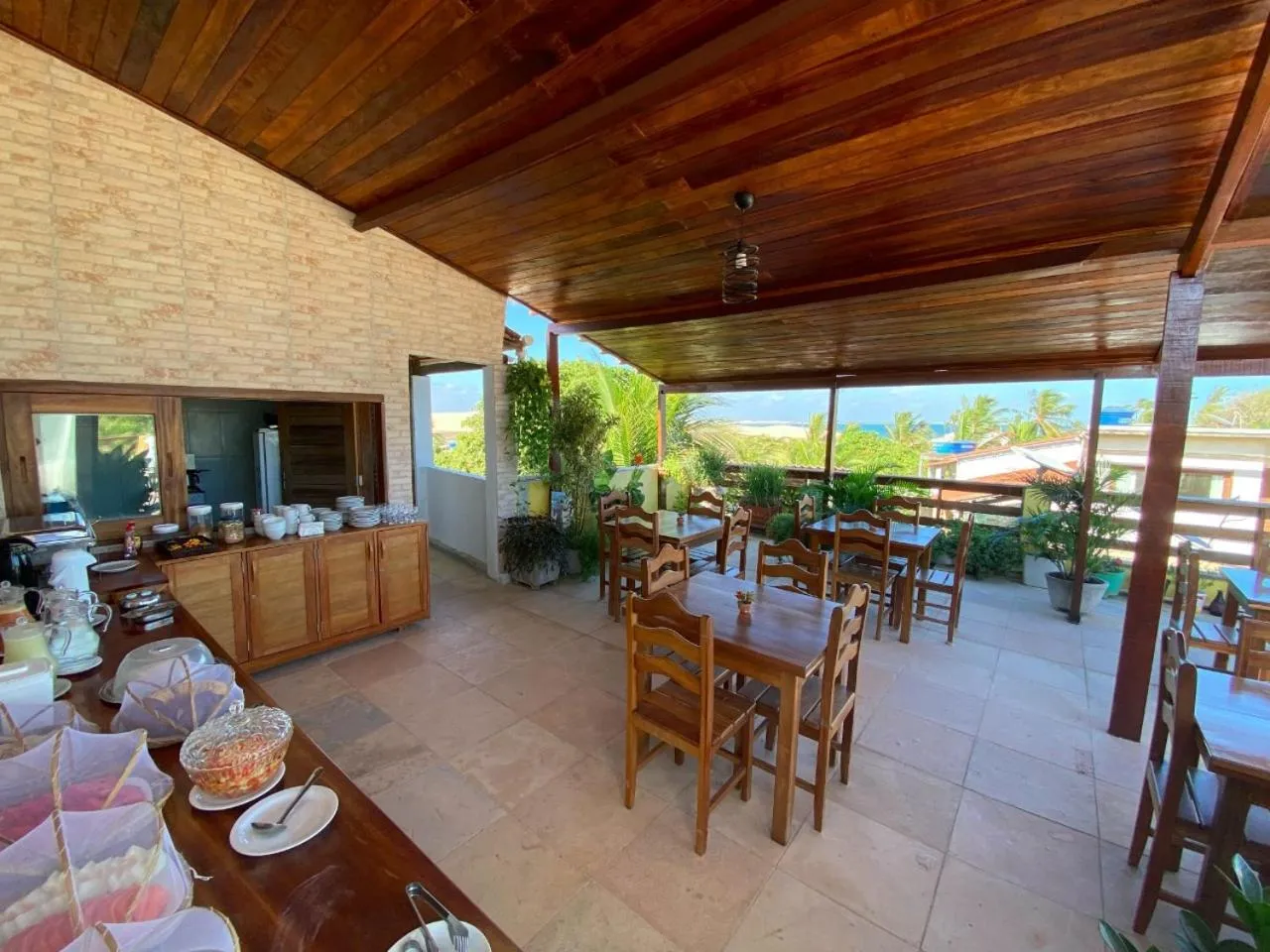 Patio in Pousada Casa da Cion