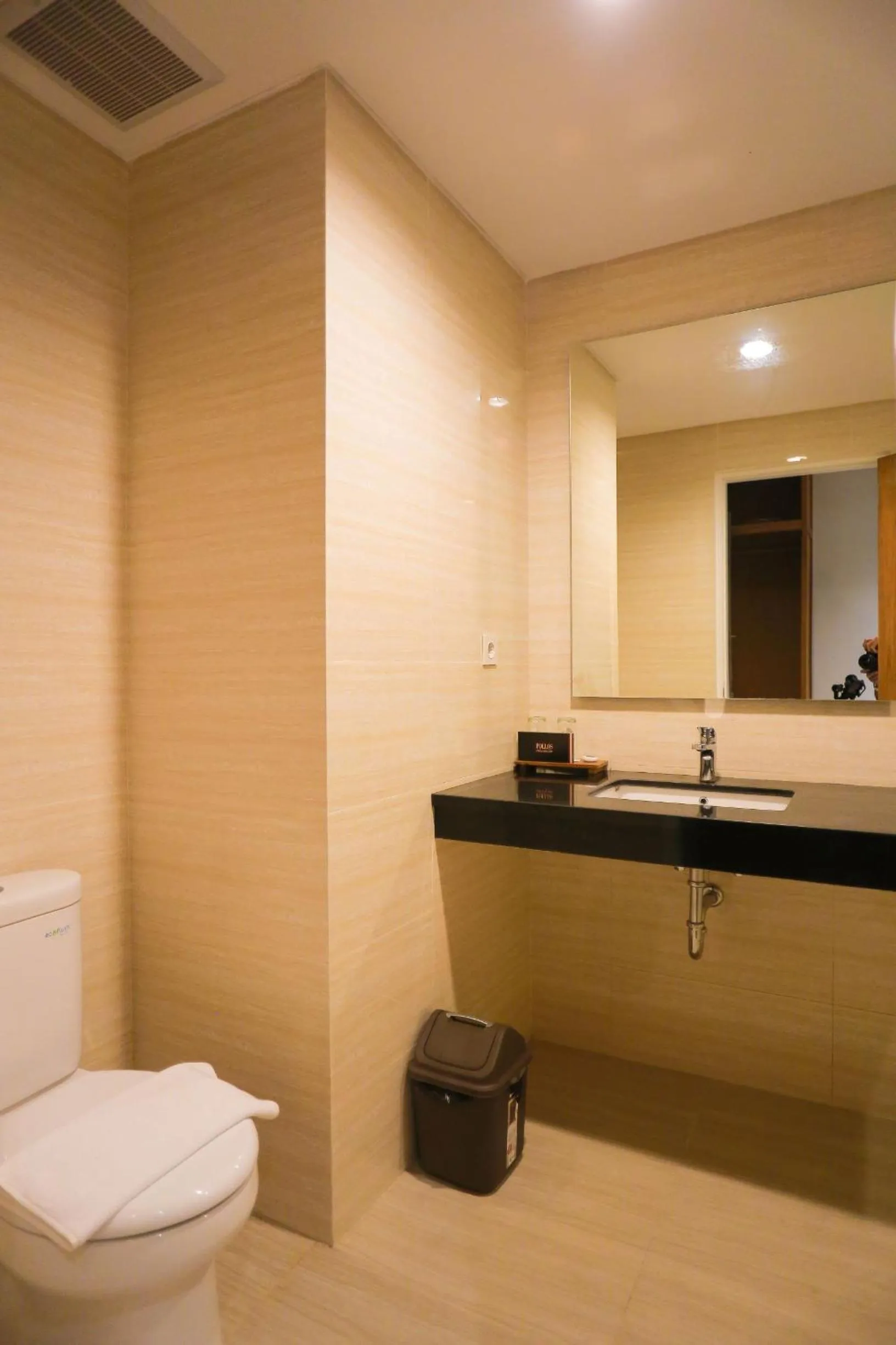 Toilet in Pollos Hotel & Gallery