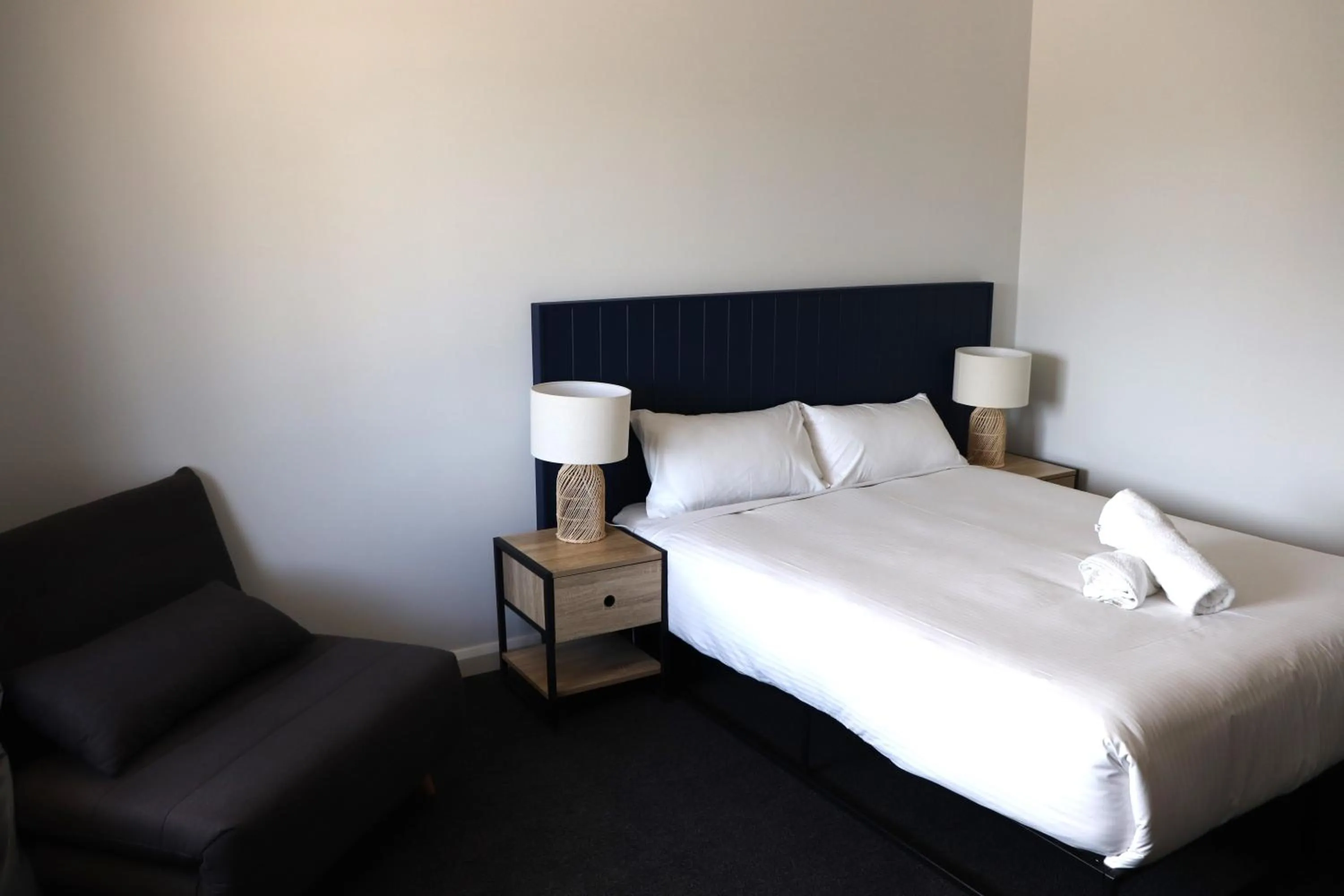 Bed in The Anglers Inn