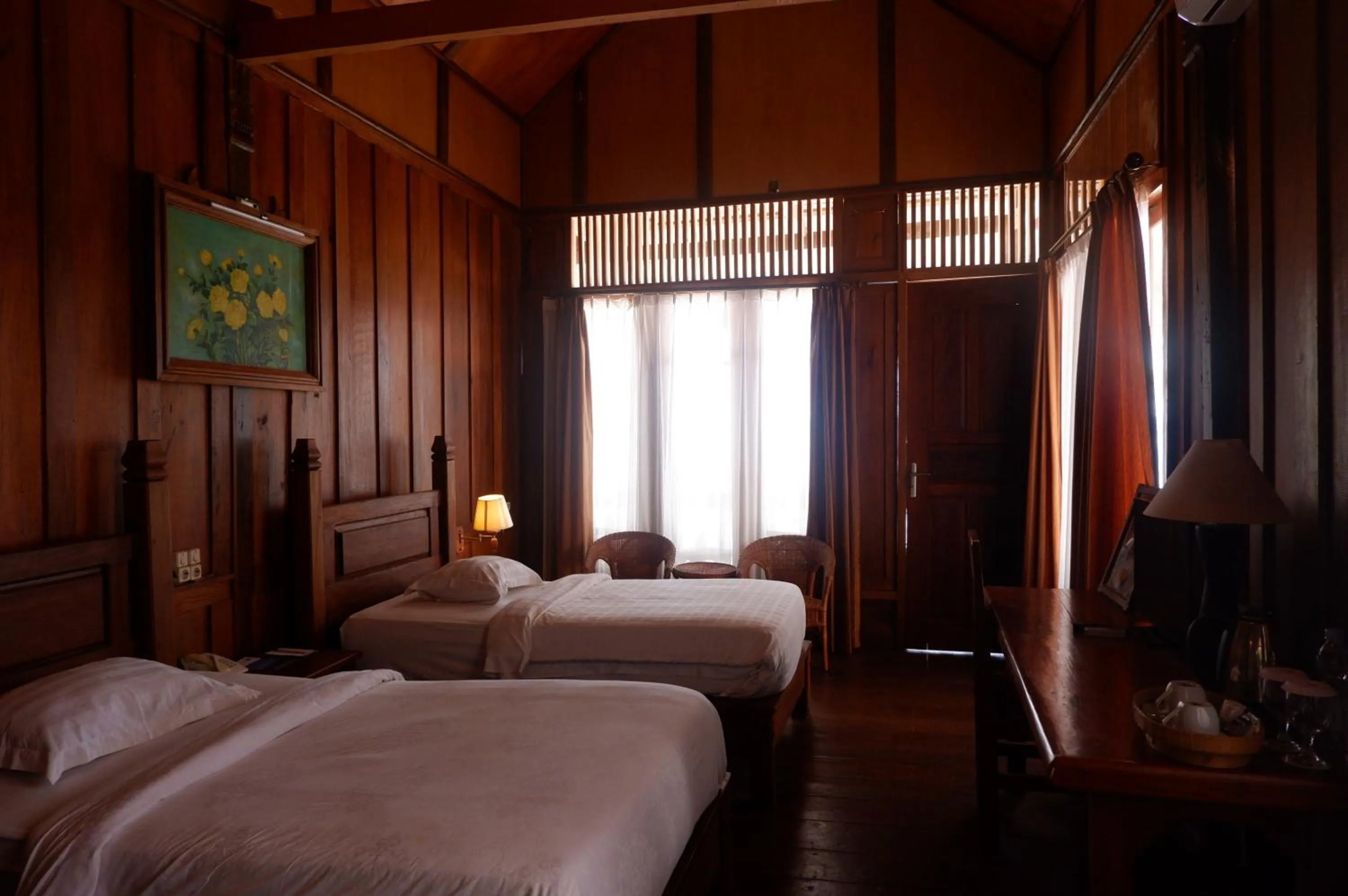 Bed in Wakatobi Patuno Diving and Beach Resort by SAHID