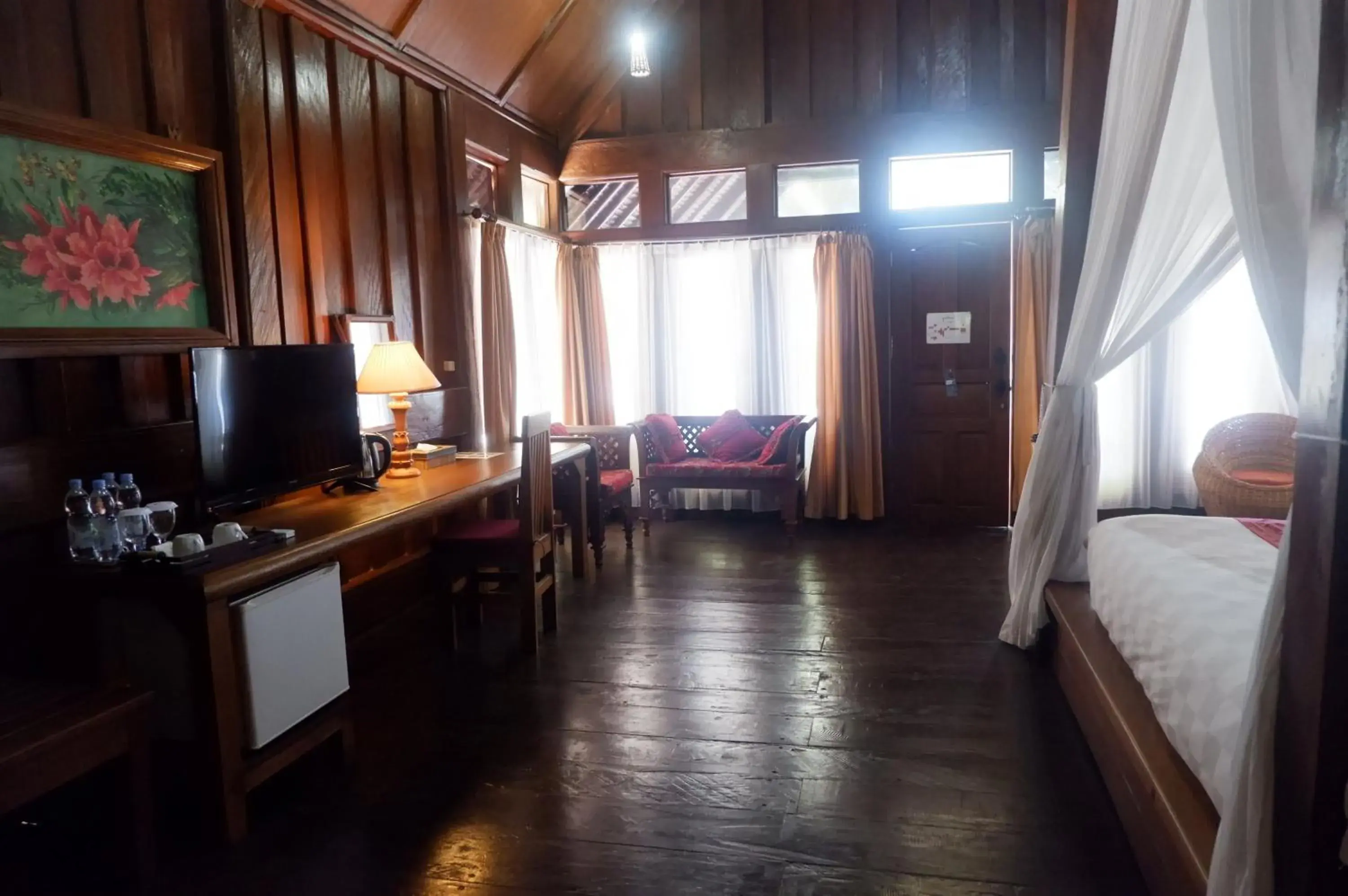 Bed in Wakatobi Patuno Diving and Beach Resort by SAHID Bed in Wakatobi Patuno Diving and Beach Resort by SAHID