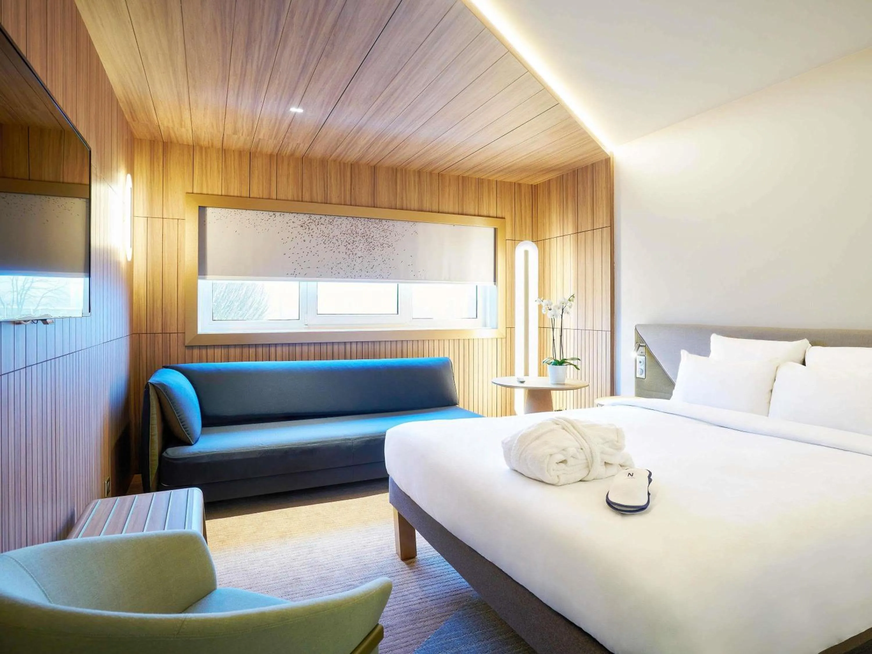 Bedroom, Bed in Novotel Marne La Vallée Collégien