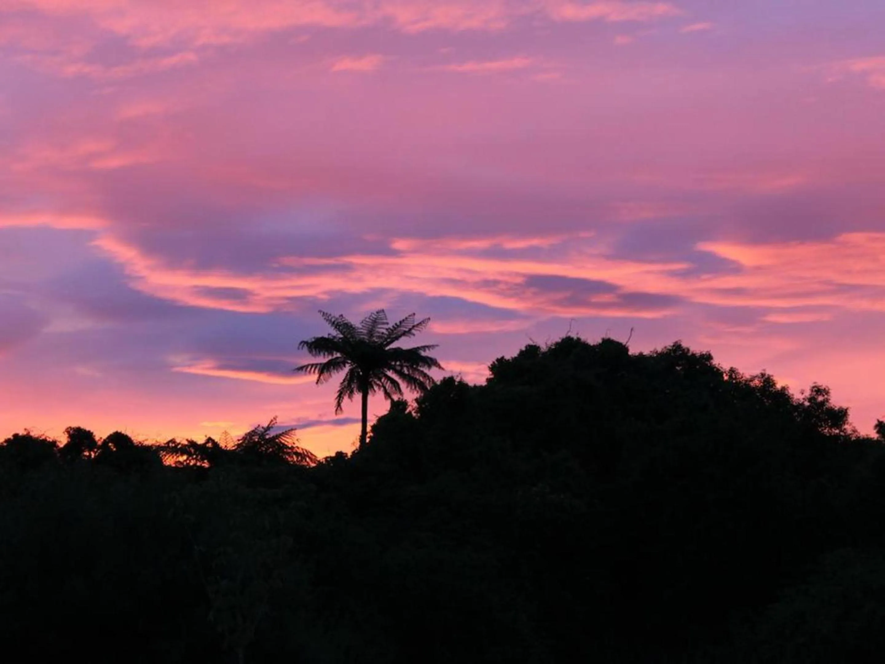 Sunset in Buller Bridge Motel