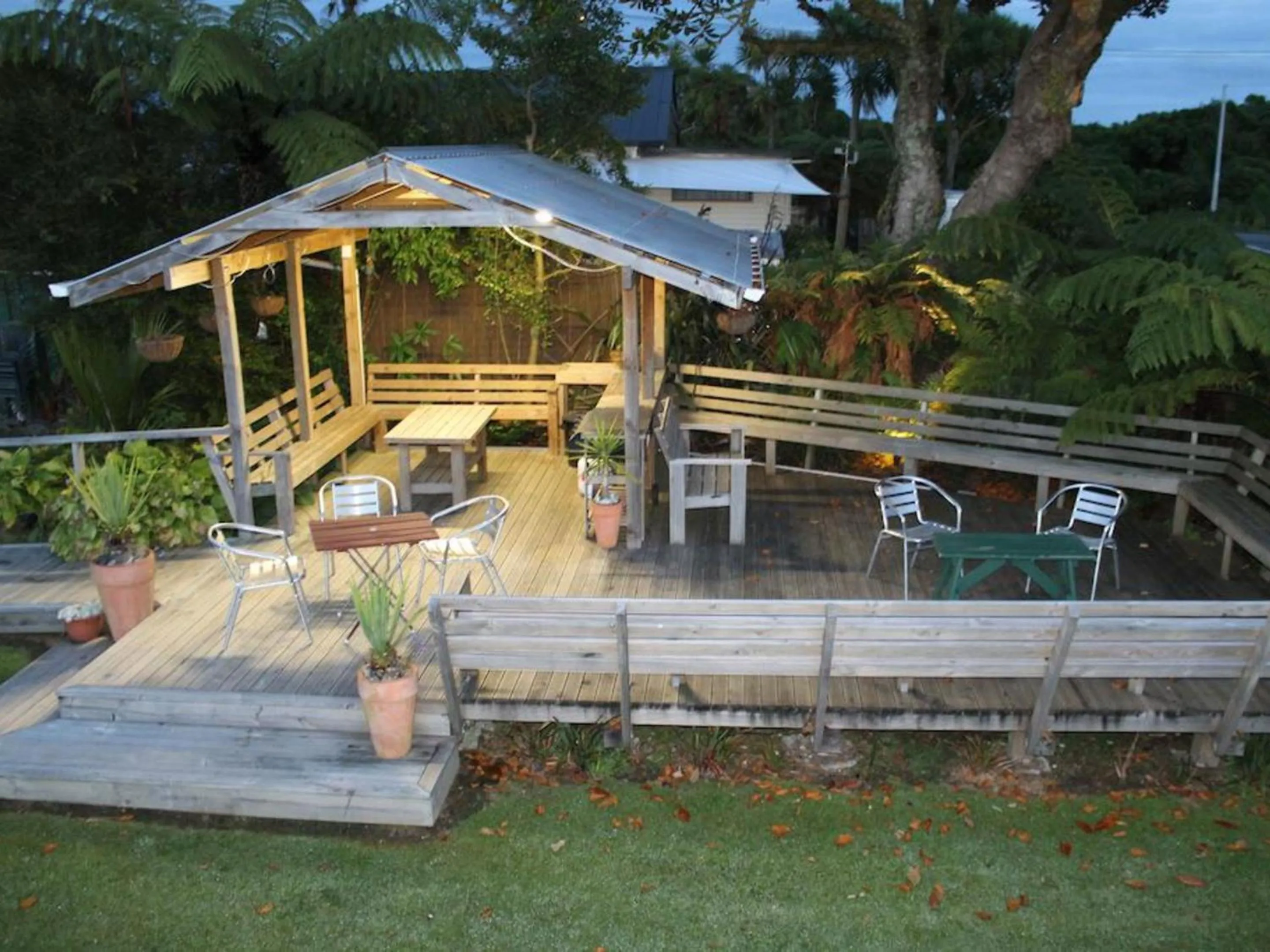 Patio in Buller Bridge Motel