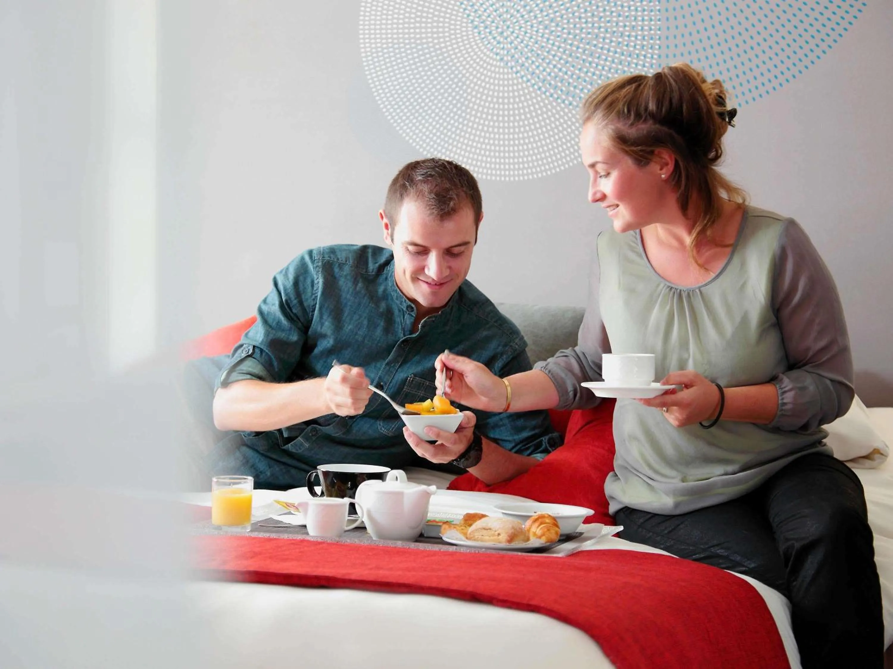 Bedroom in Novotel Narbonne Sud A9/A61