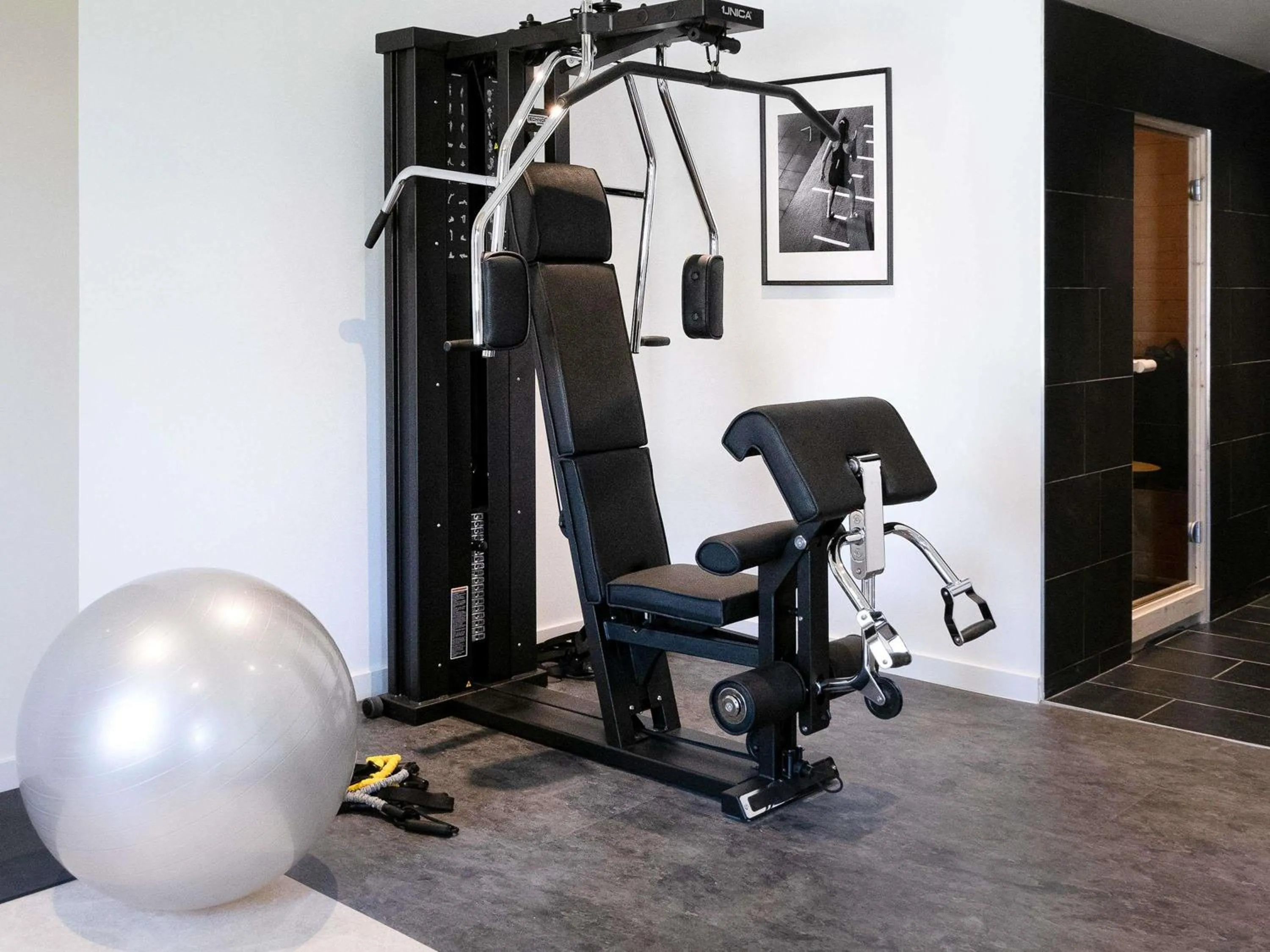 Fitness centre/facilities in Novotel Narbonne Sud A9/A61