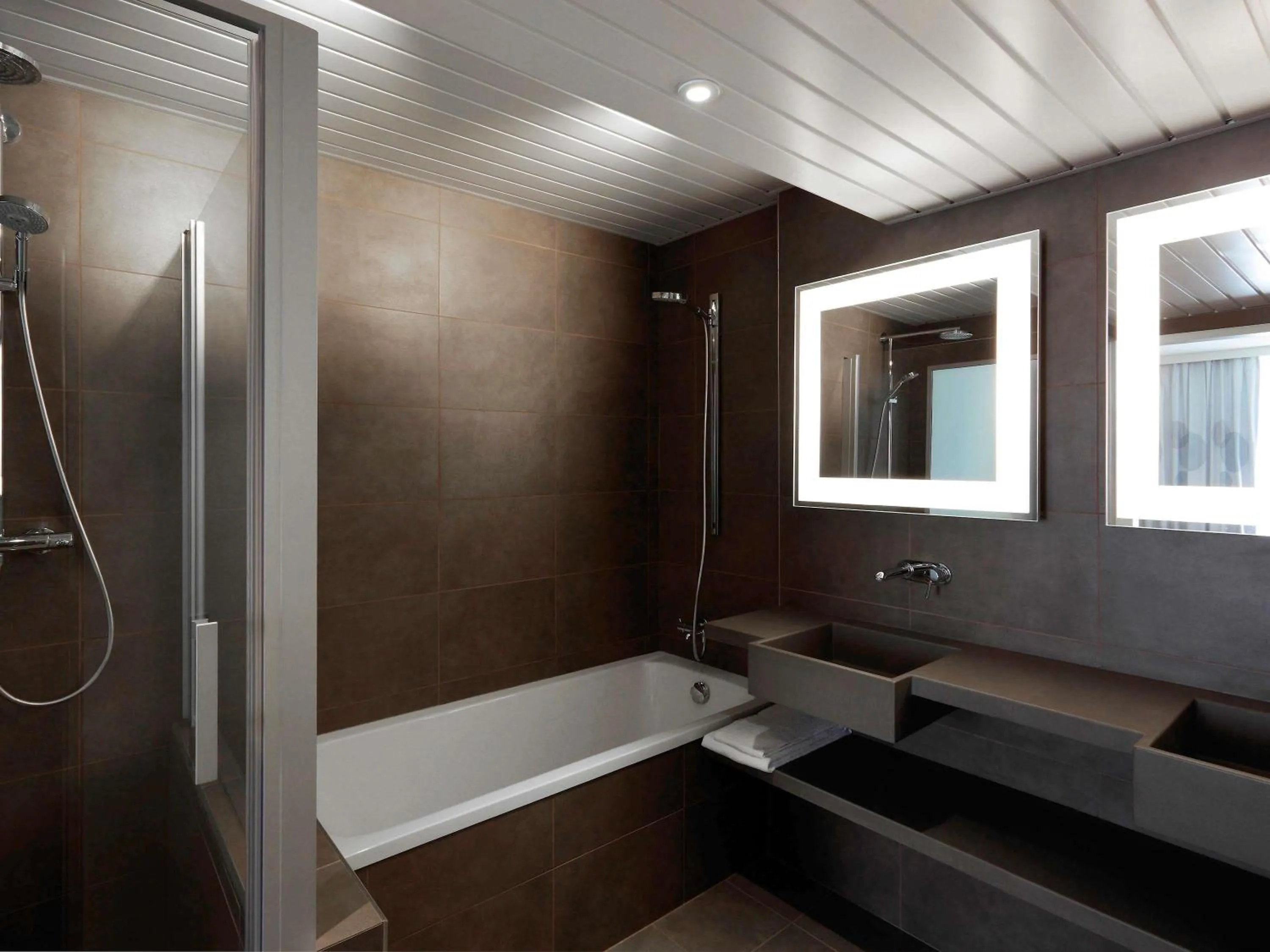 Bedroom in Novotel Narbonne Sud A9/A61