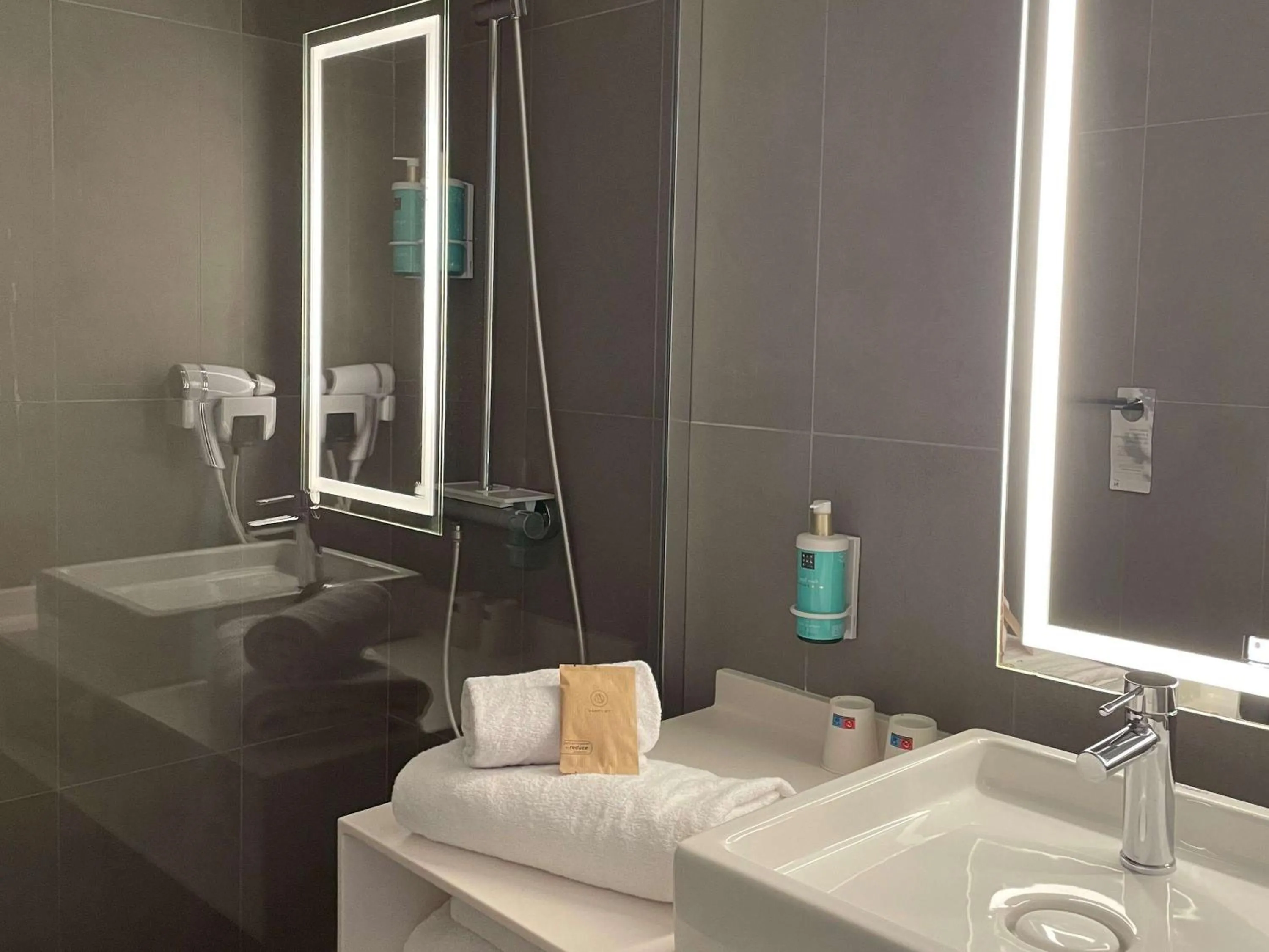 Bathroom in Novotel Narbonne Sud A9/A61