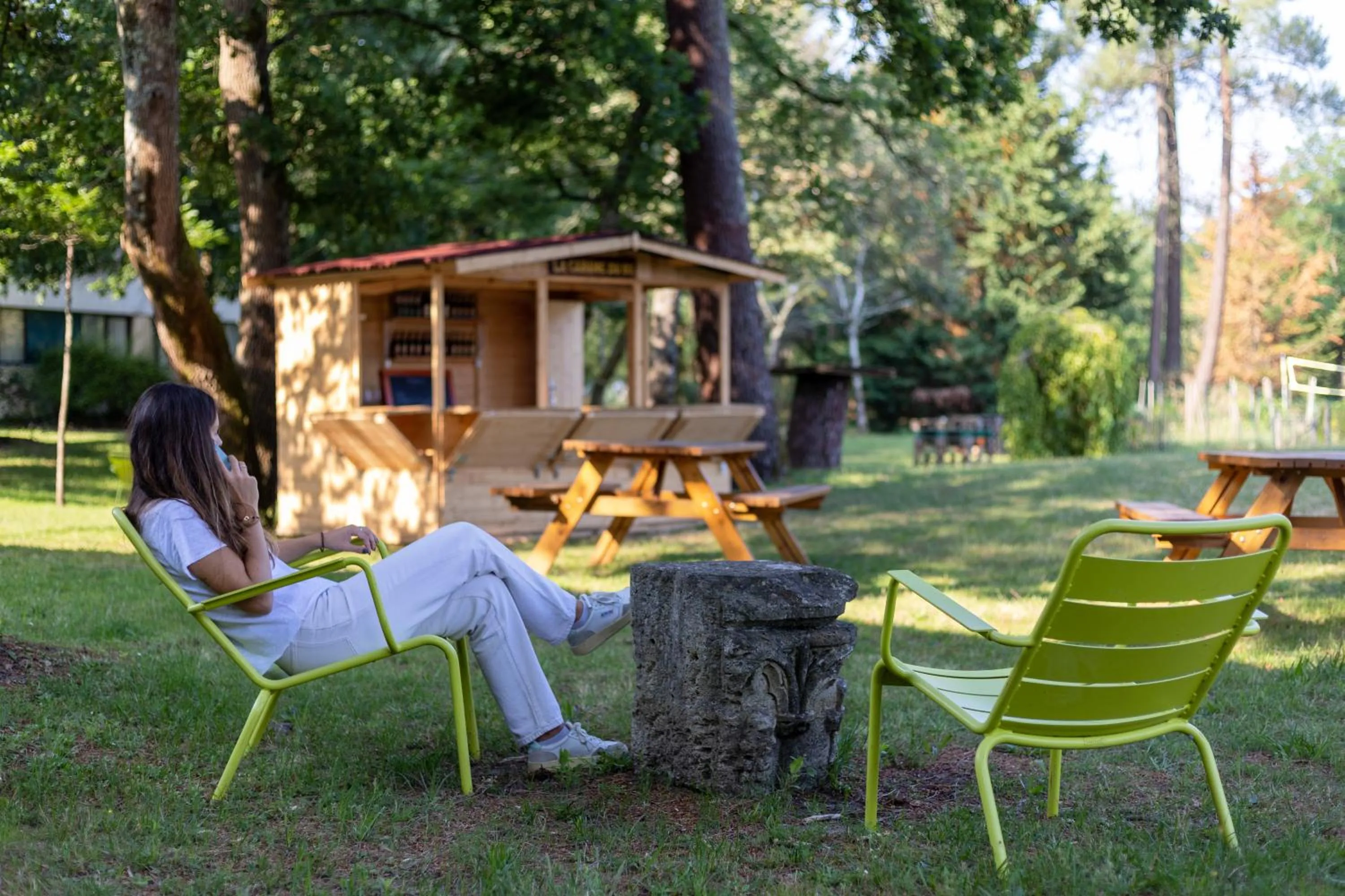Garden in Novotel Bordeaux Mérignac
