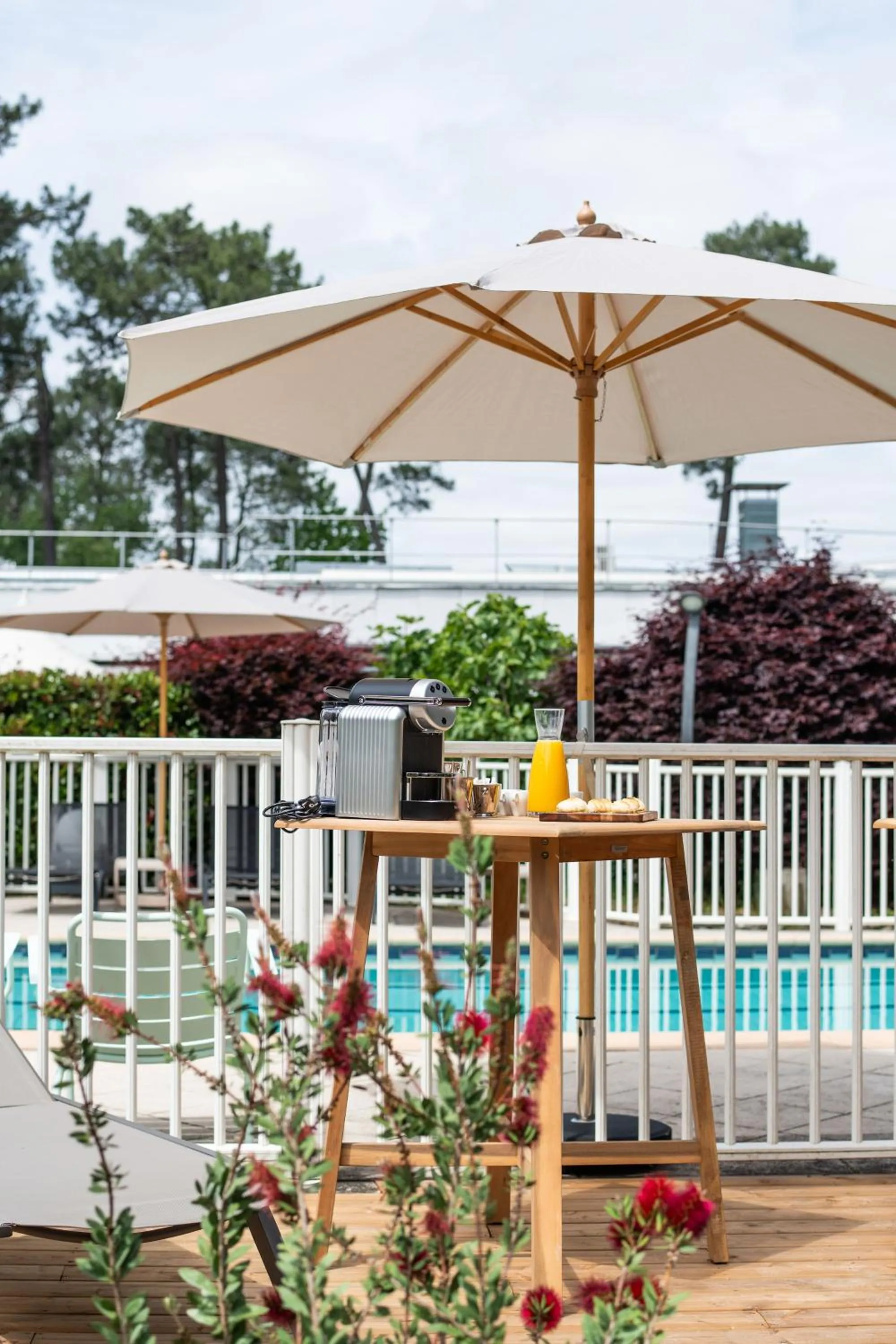 Garden in Novotel Bordeaux Mérignac