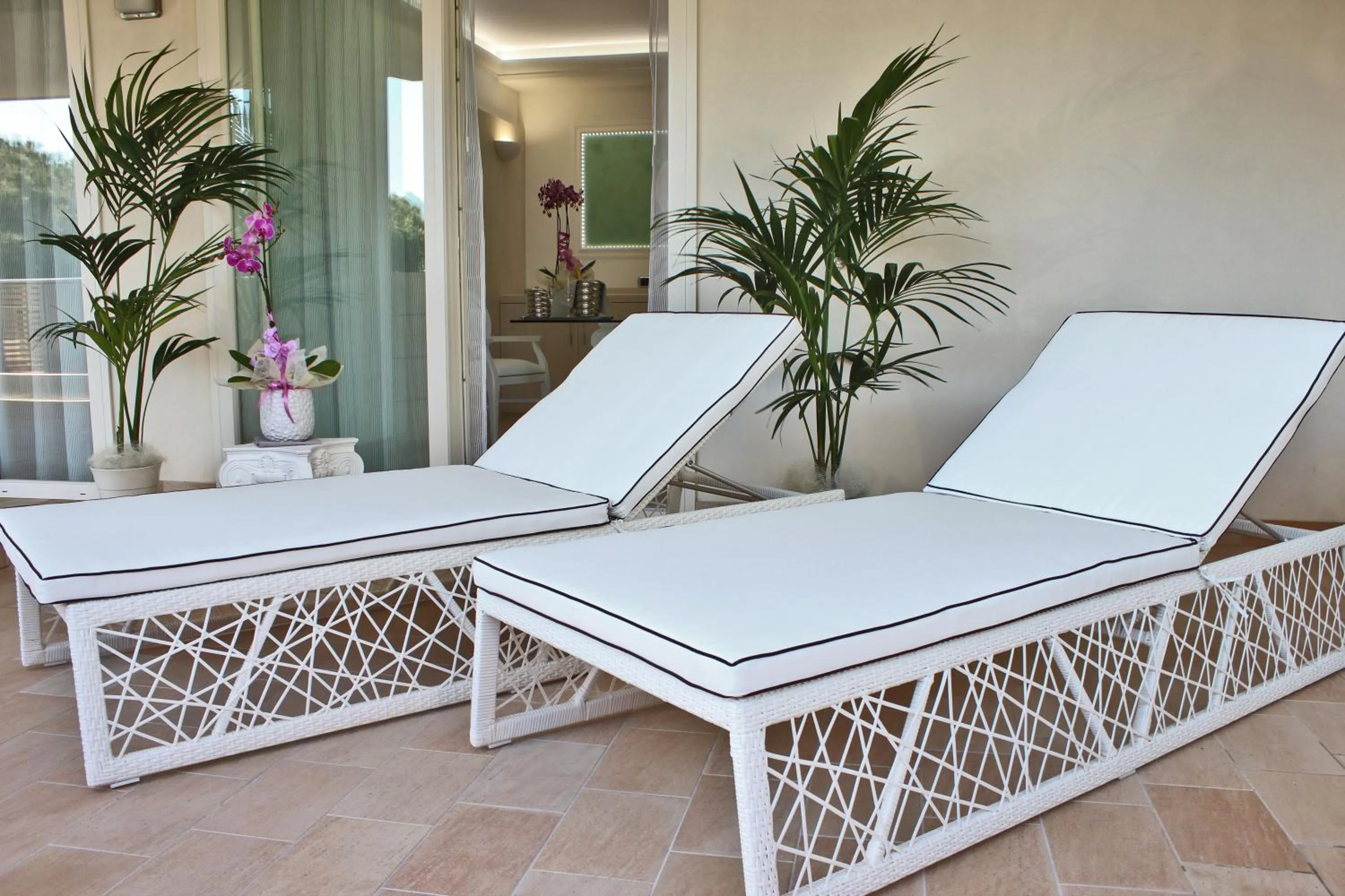 Patio in Boutique Hotel Paradiso Bovelacci