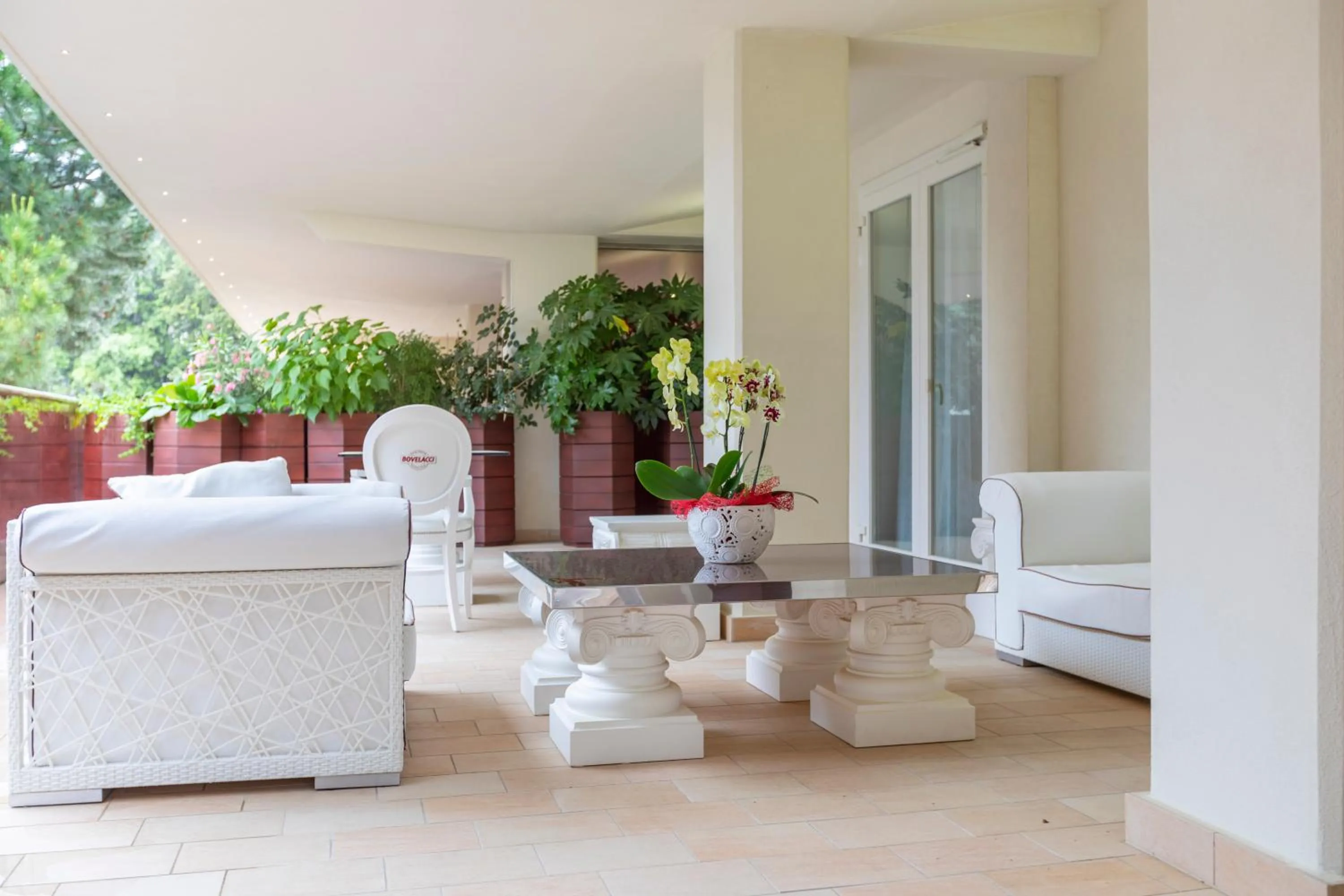 Patio in Boutique Hotel Paradiso Bovelacci