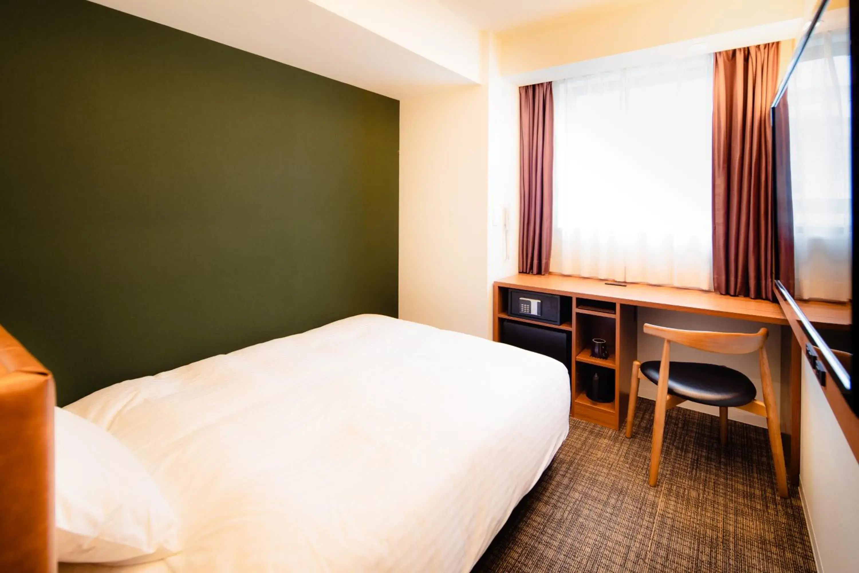 Bed in Via Inn Prime Hiroshima Shinkansenguchi Bed in Via Inn Prime Hiroshima Shinkansenguchi