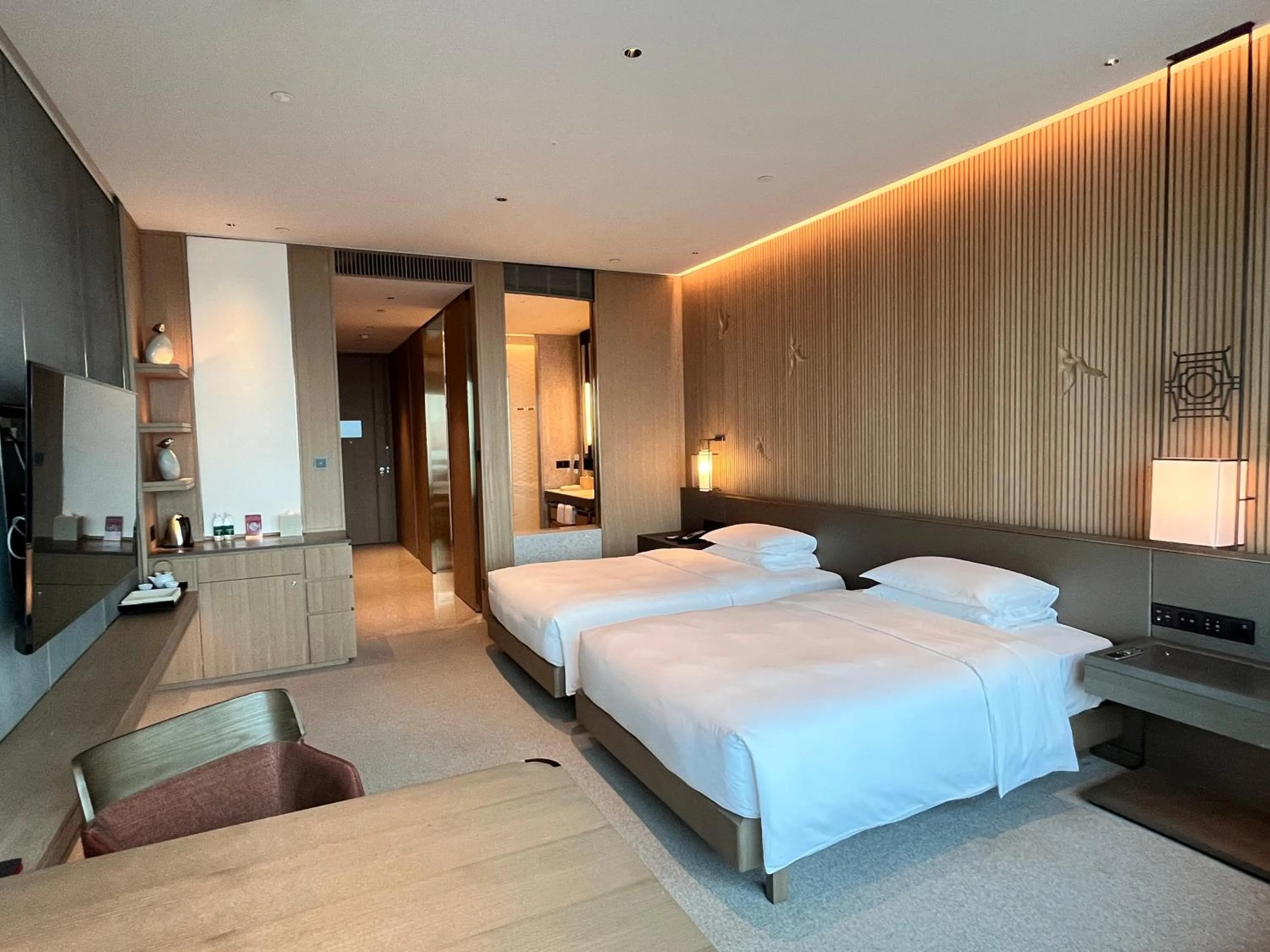 Bed in Grand Hyatt Hefei
