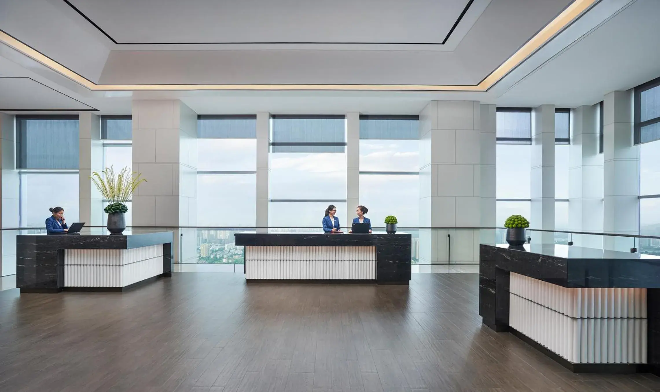 Lobby or reception in Grand Hyatt Hefei Lobby or reception in Grand Hyatt Hefei