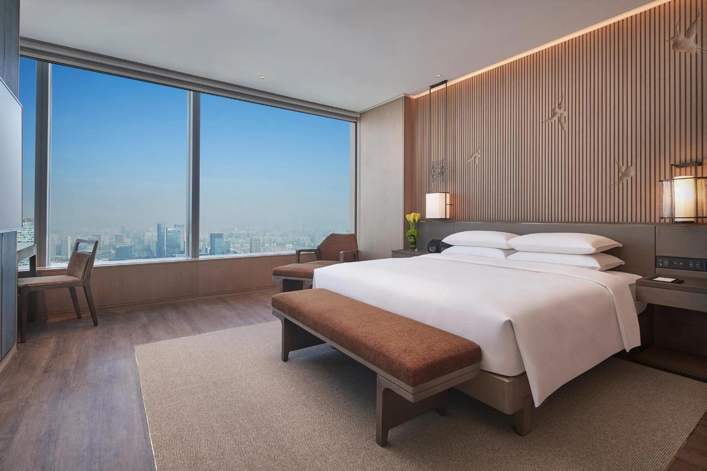 Bed in Grand Hyatt Hefei