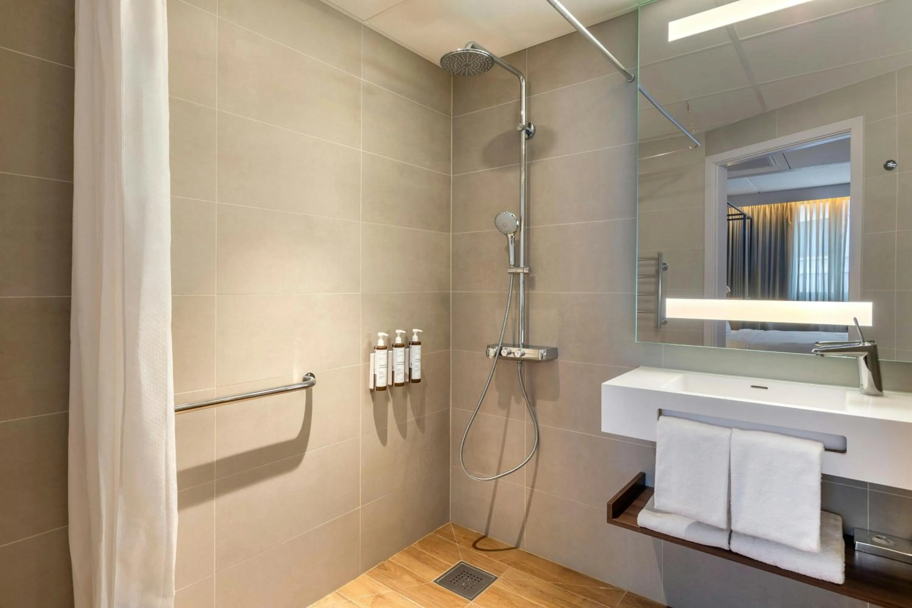 Bathroom in AC Hotel by Marriott Stockholm Ulriksdal