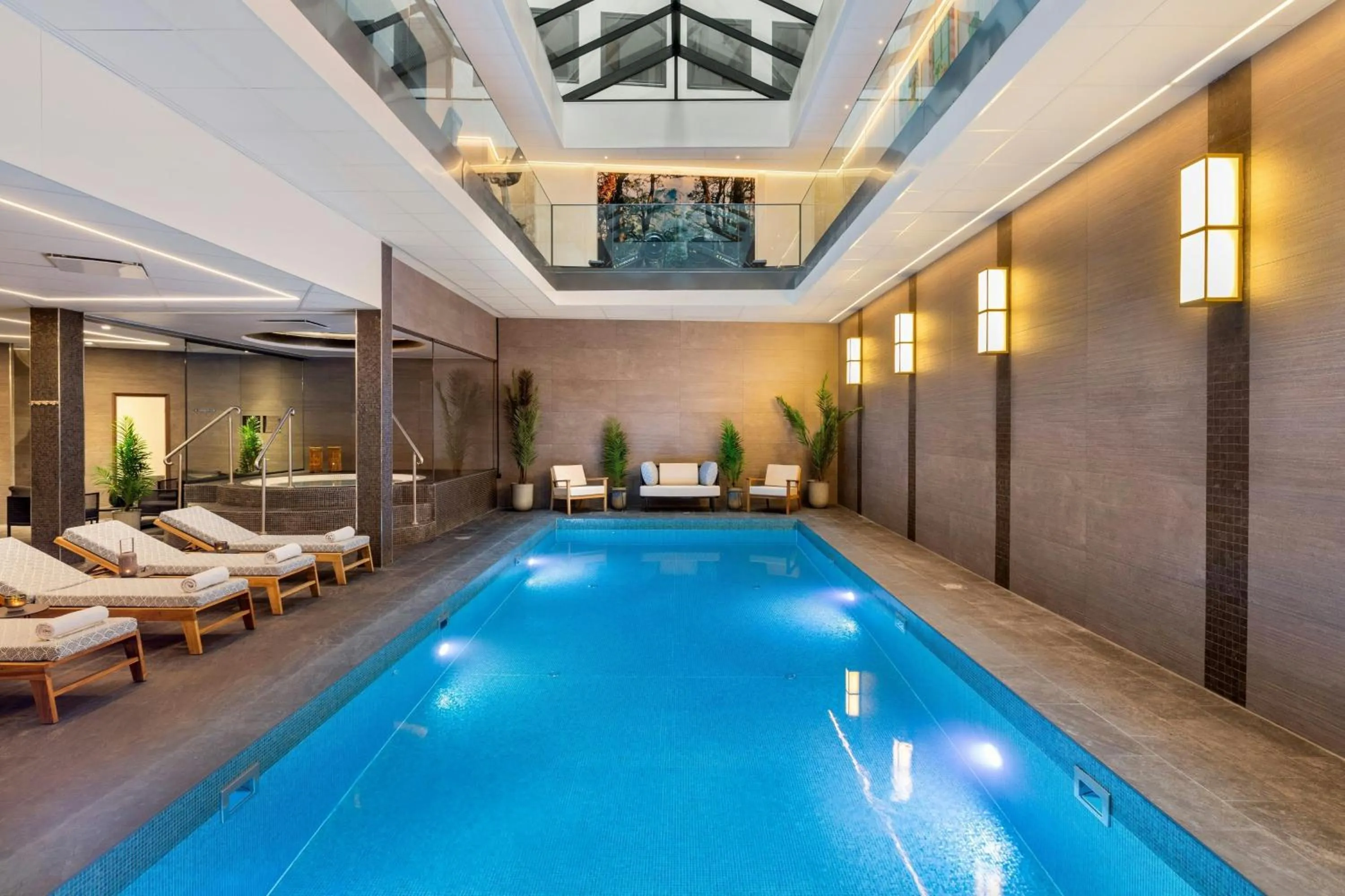 Swimming pool in AC Hotel by Marriott Stockholm Ulriksdal