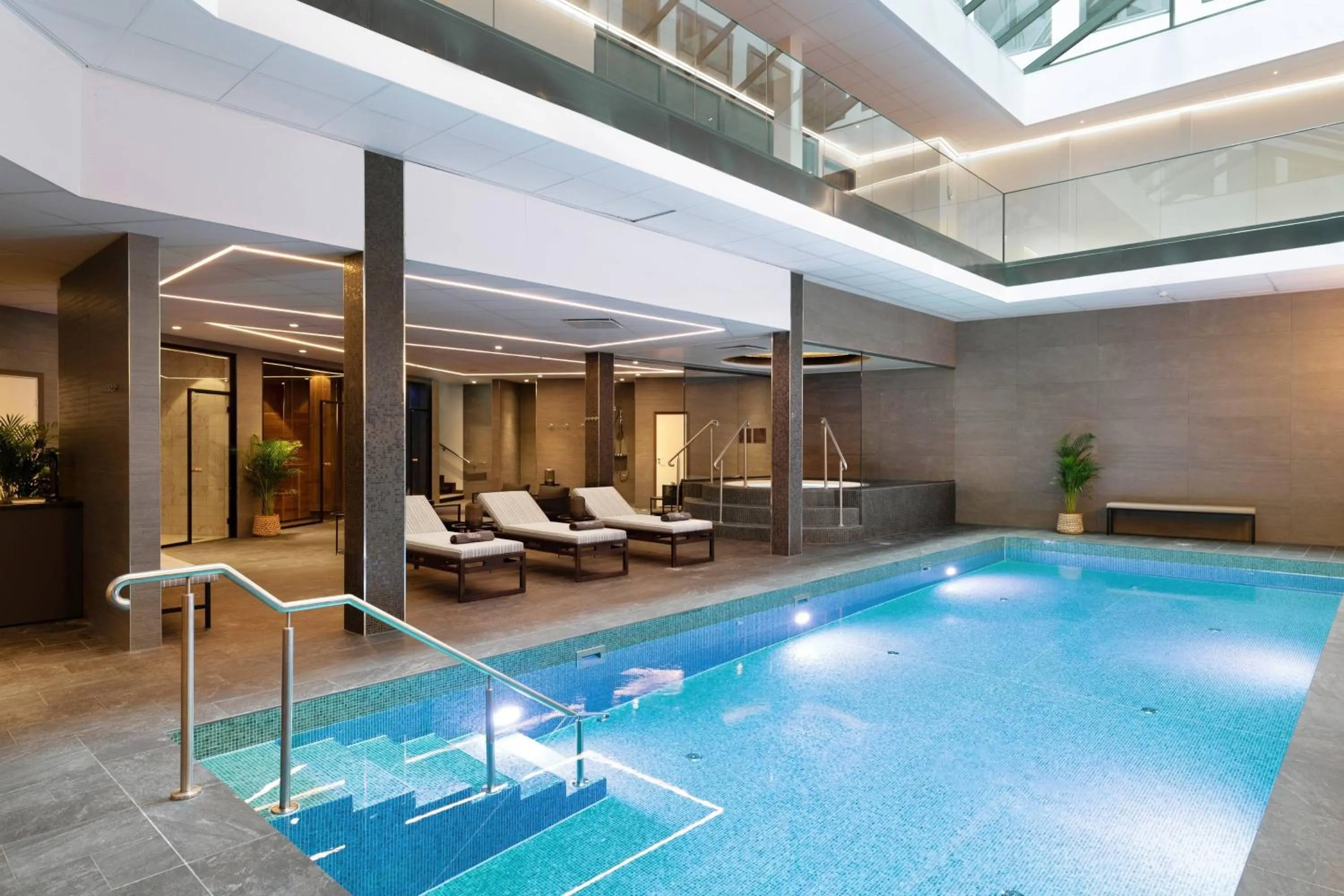 Swimming pool in AC Hotel by Marriott Stockholm Ulriksdal