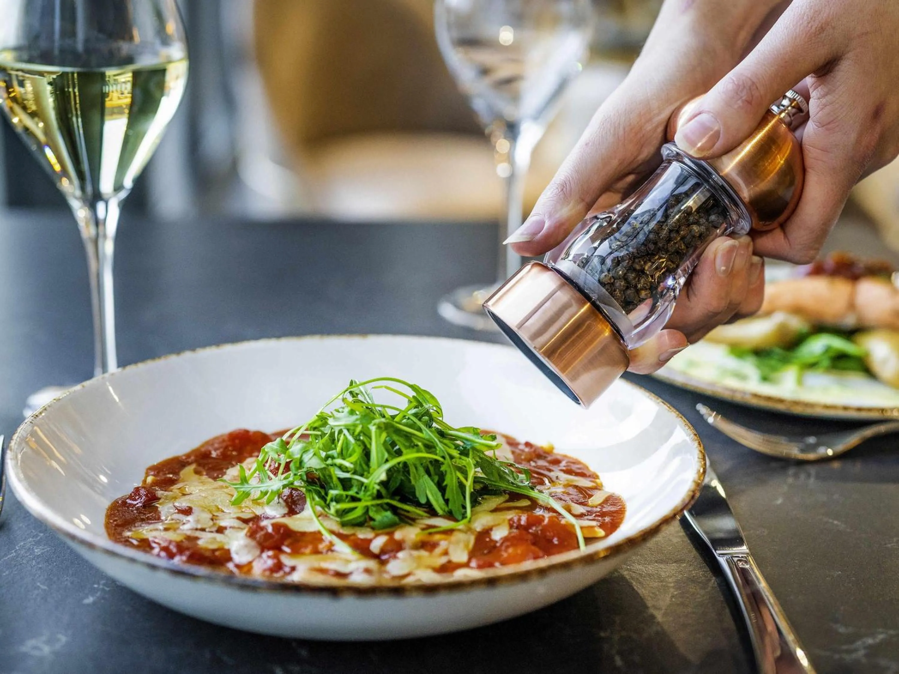 Restaurant/places to eat in Novotel Leicester