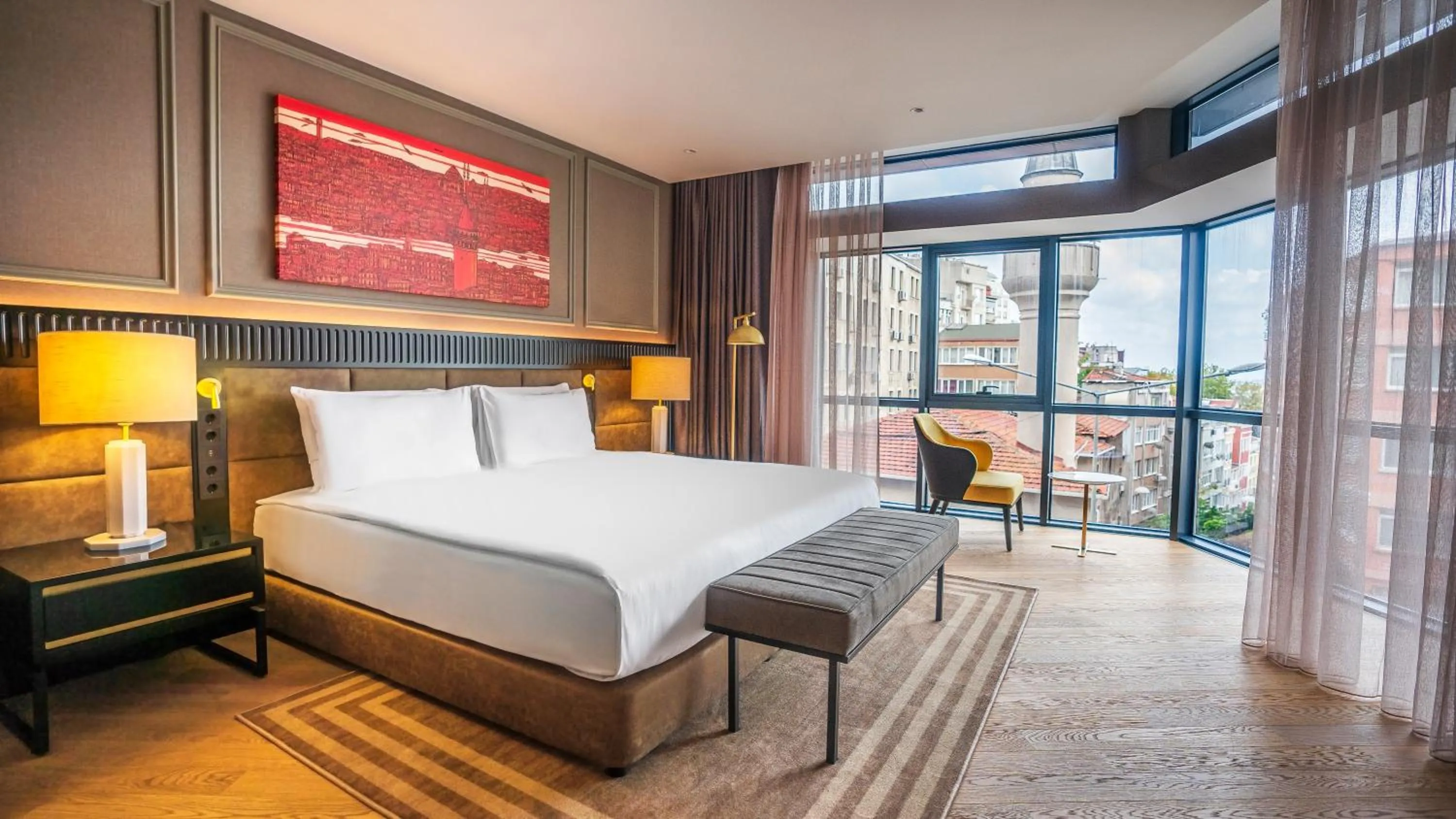 Bedroom, Bed in Sofitel Istanbul Taksim